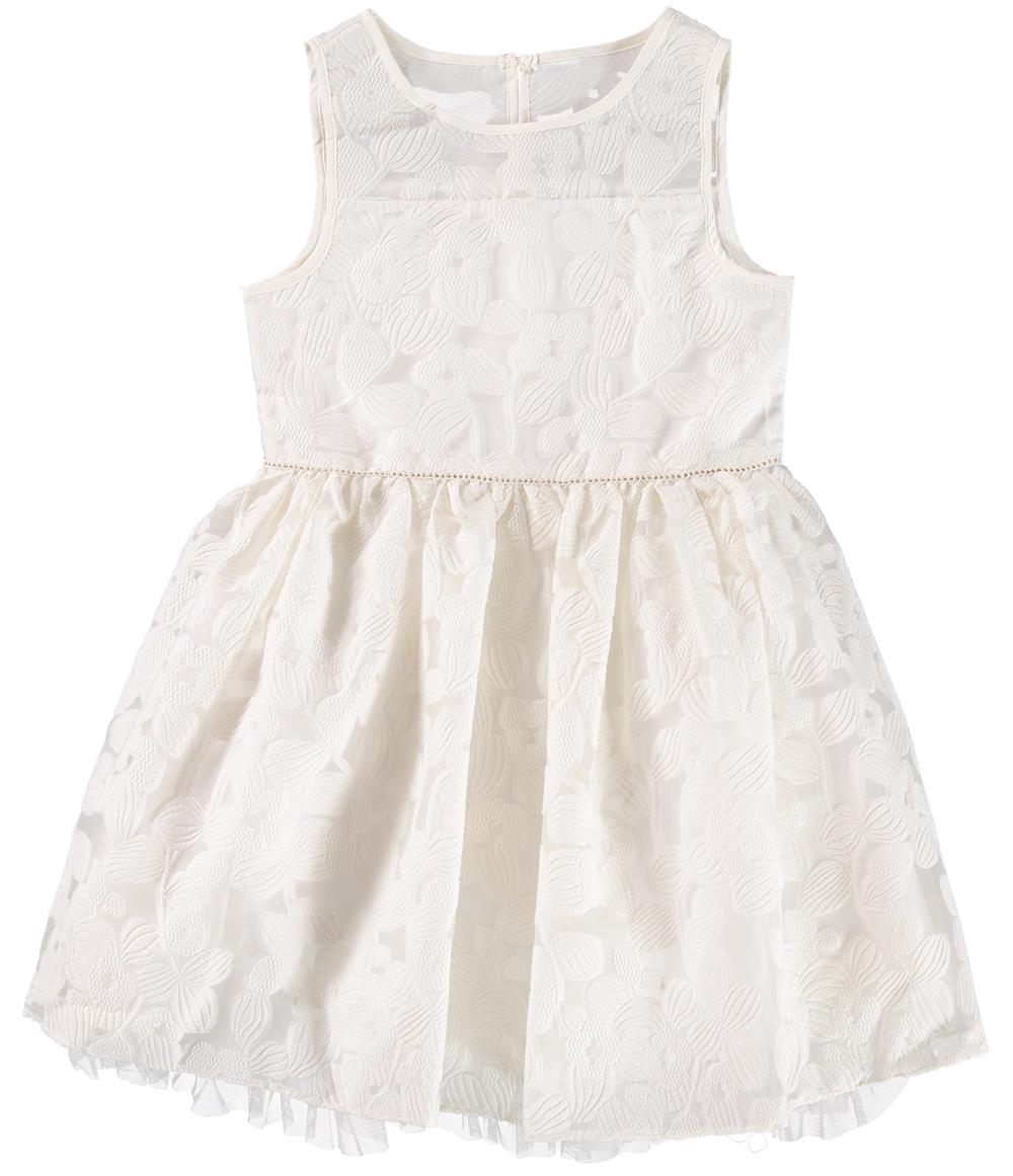 Pippa & Julie Girls 7-16 Flower Illusion Dress