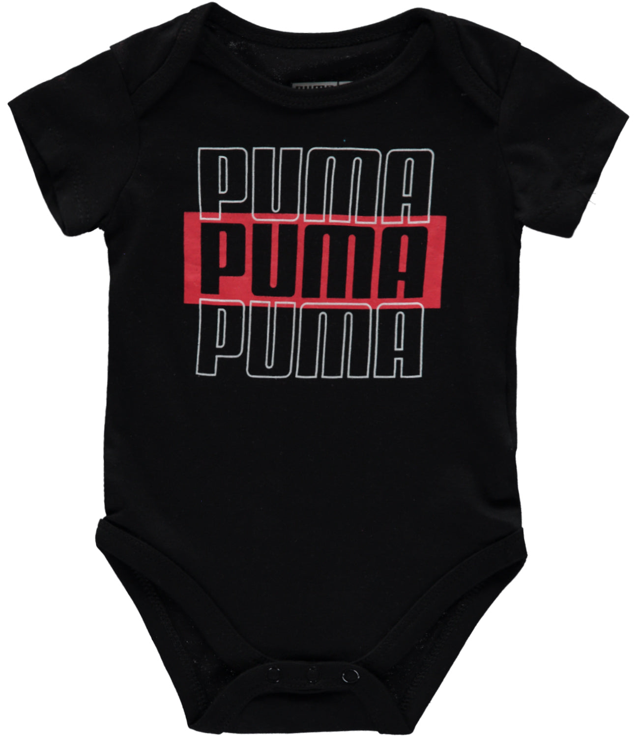 PUMA Boys 0-9 Months Short Sleeve 5-Pack Bodysuit