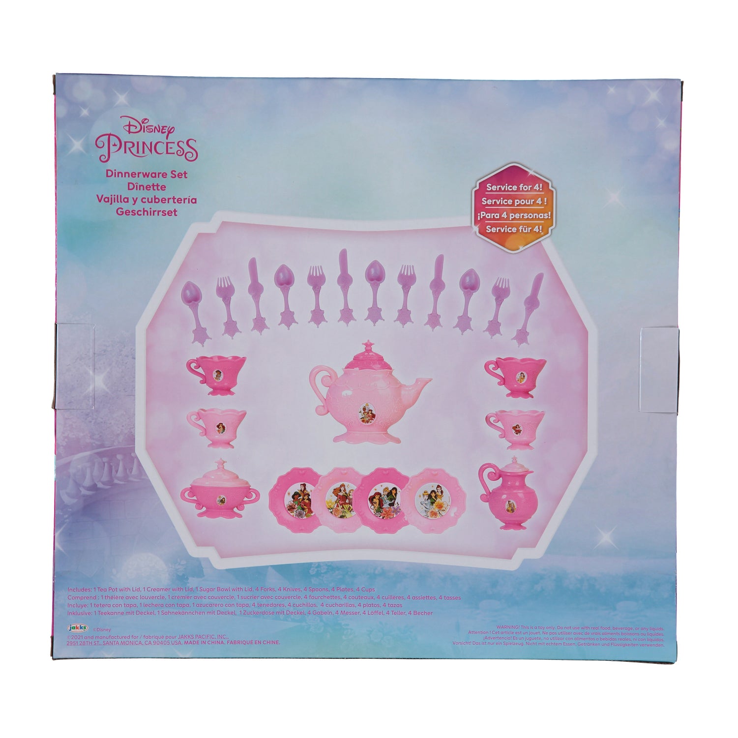 Disney Princess 26-Piece Dinnerware Set