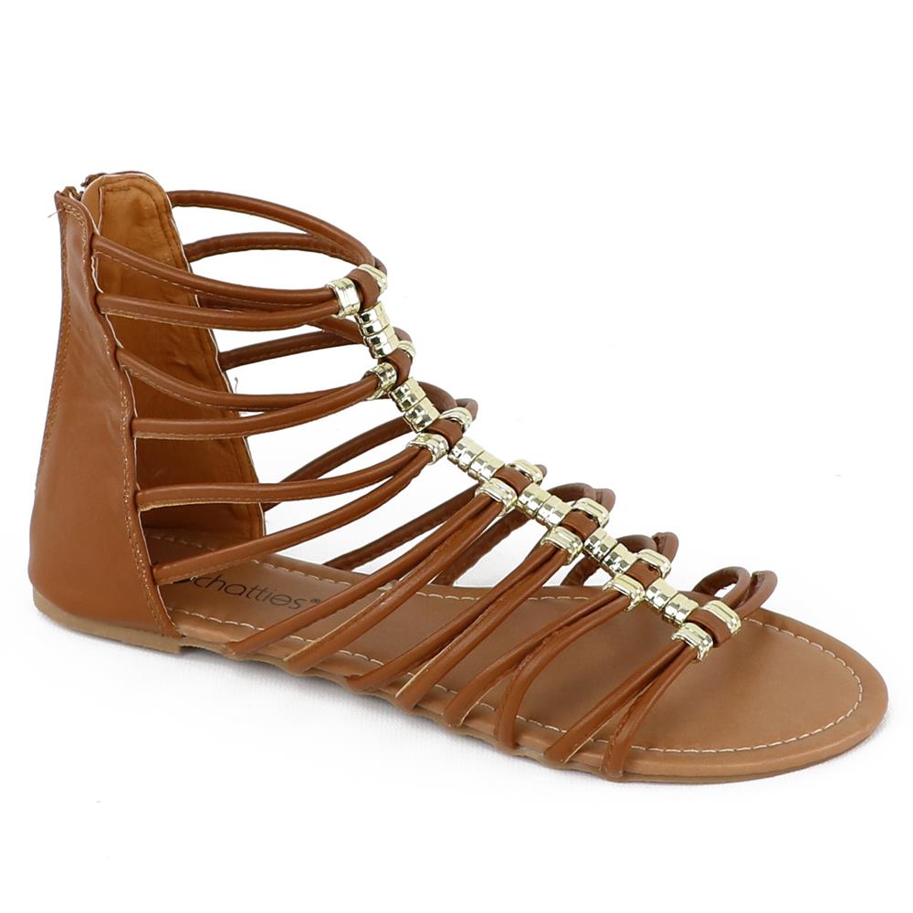 Chatties Womens Strappy Gladiator Sandal