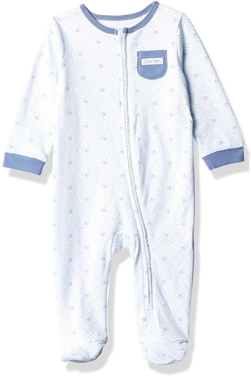 Calvin Klein Boys 0-9 Months Zip Sleep and Play