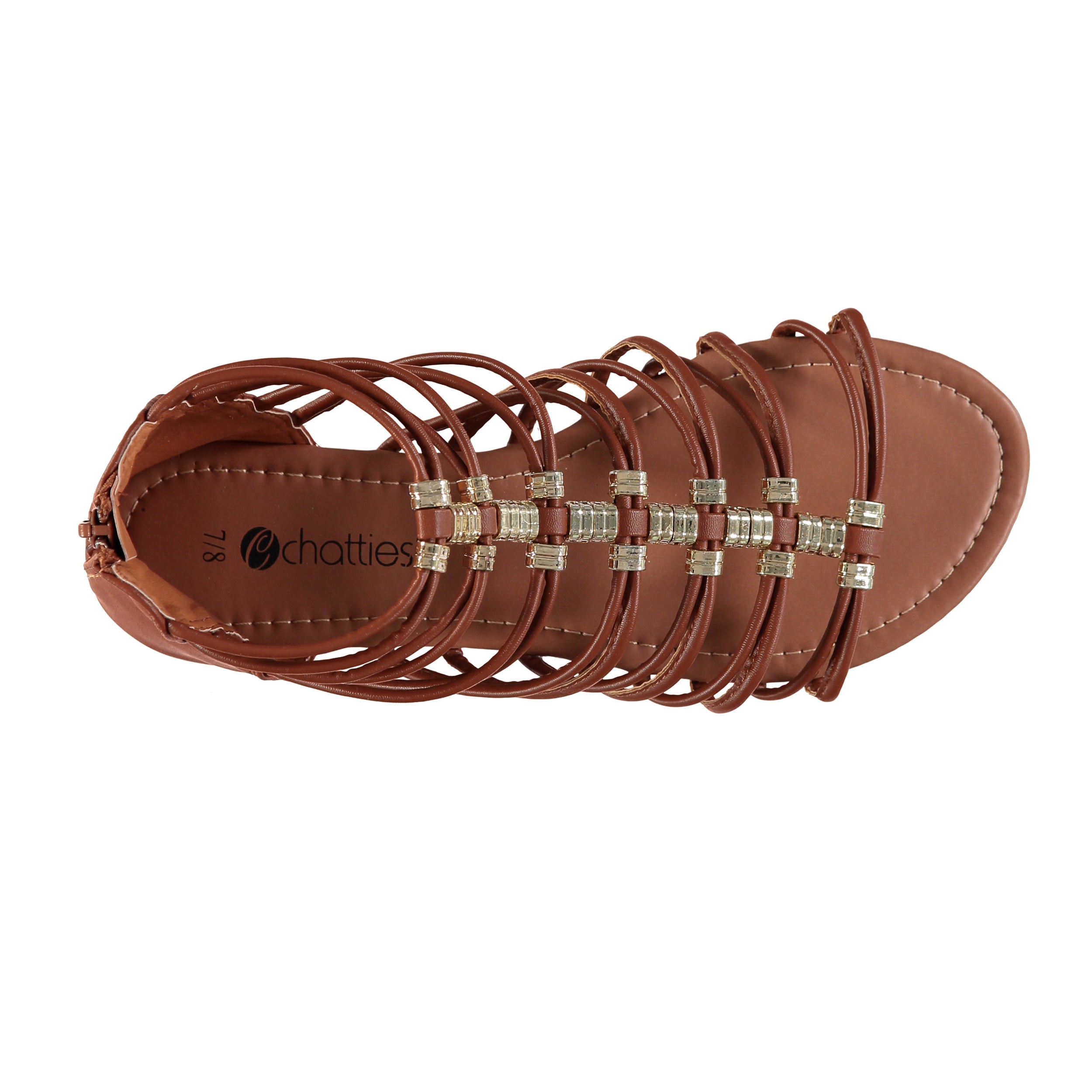 Chatties Womens Strappy Gladiator Sandal