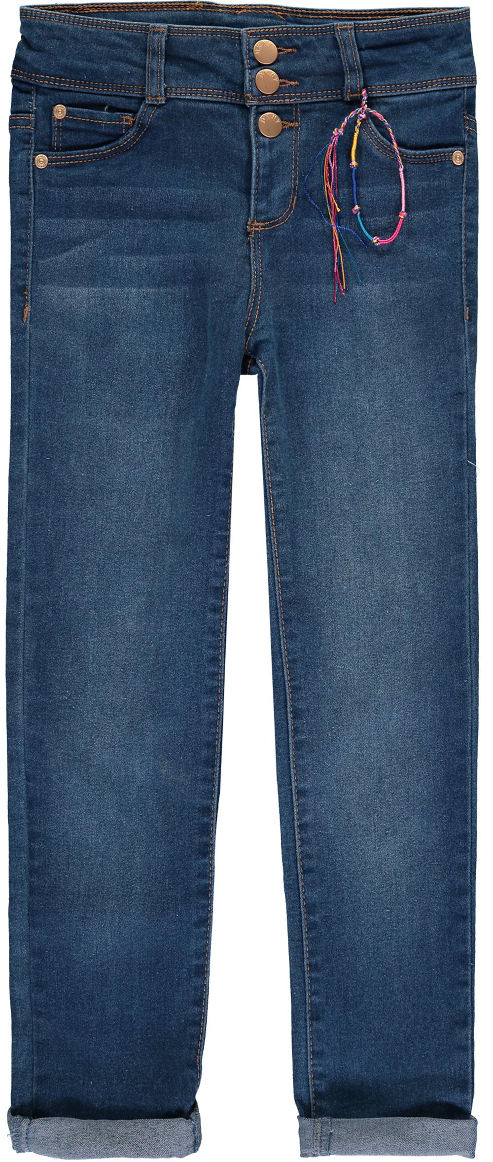 DKNY Girls 7-16 3-Button Stretch Jegging