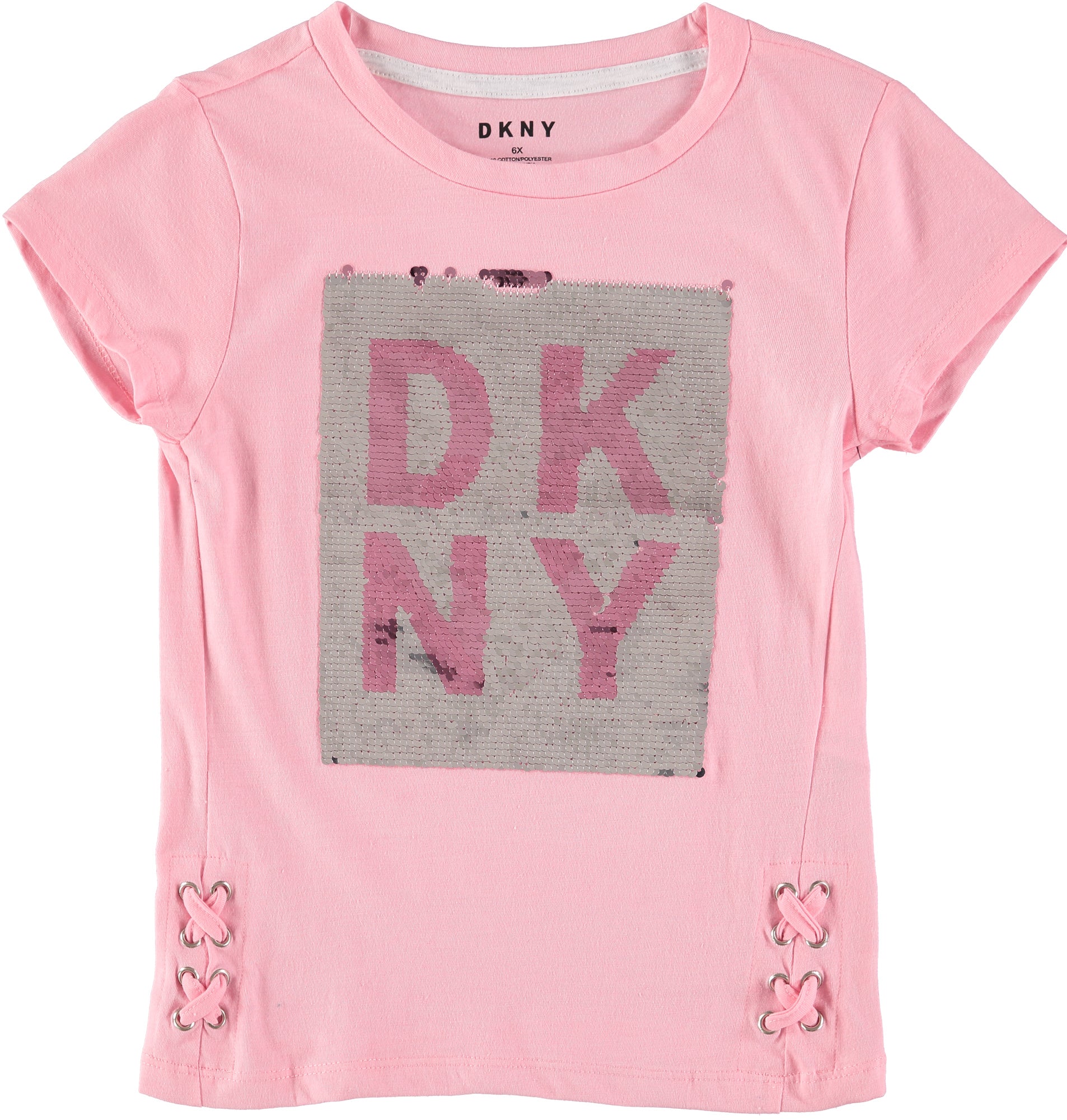 DKNY Girls 4-6X Flip Sequin T-Shirt