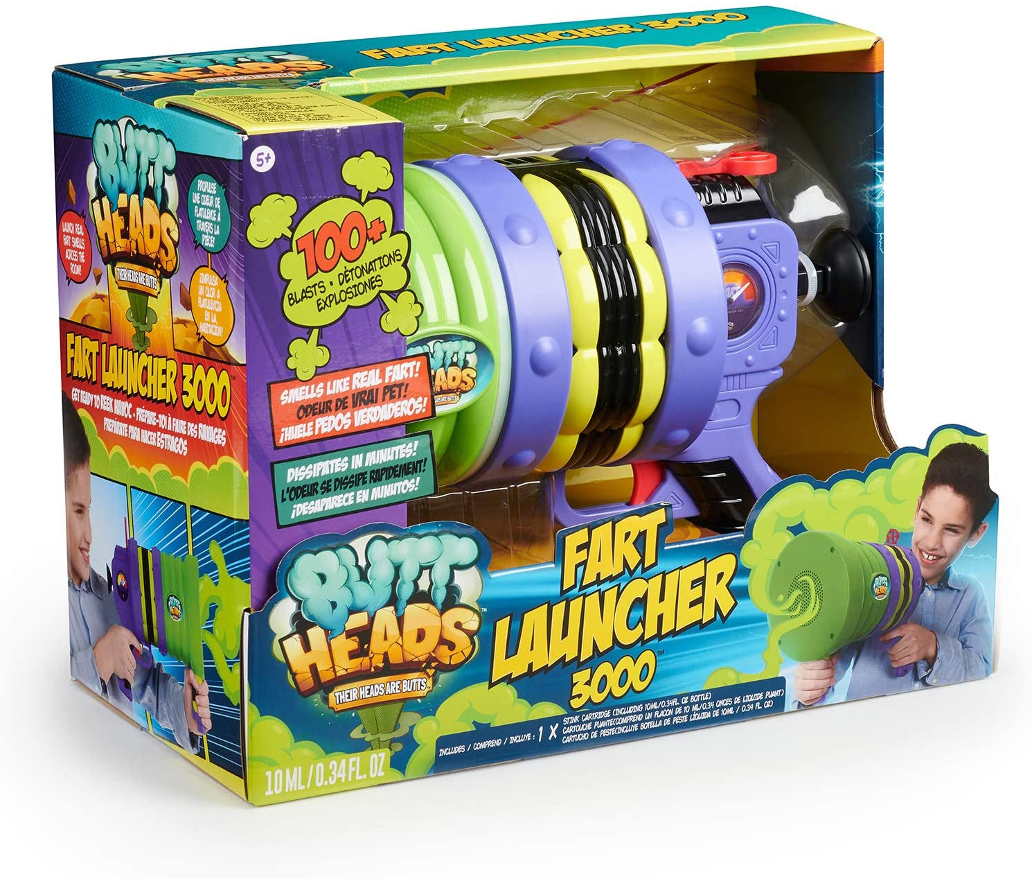 WowWee Buttheads - Fart Launcher 3000 - Interactive Farting Toy