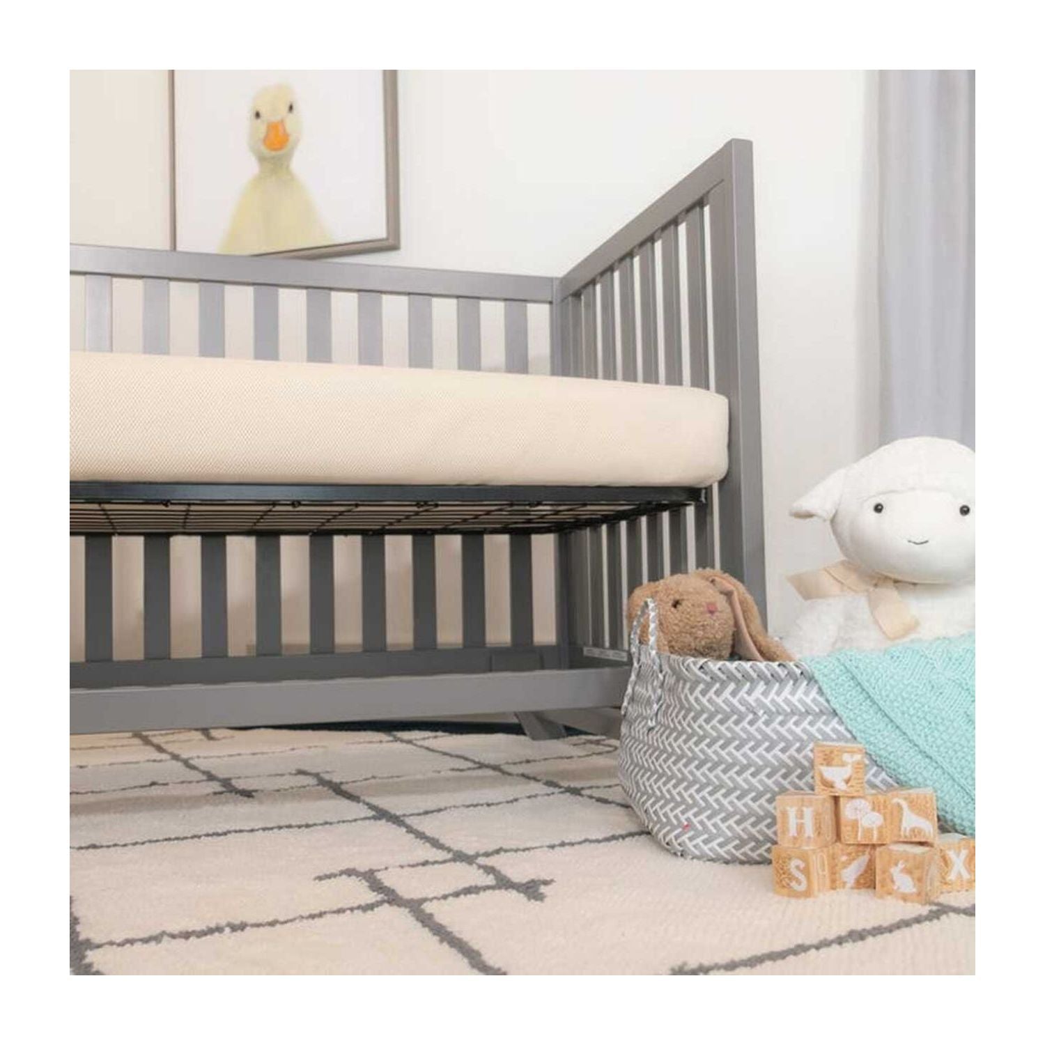 Naturepedic Organic Breathable 2-Stage Baby Crib Mattress - Lightweight