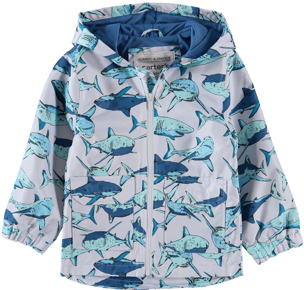 Carters Boys 4-7 Shark Rain Slicker