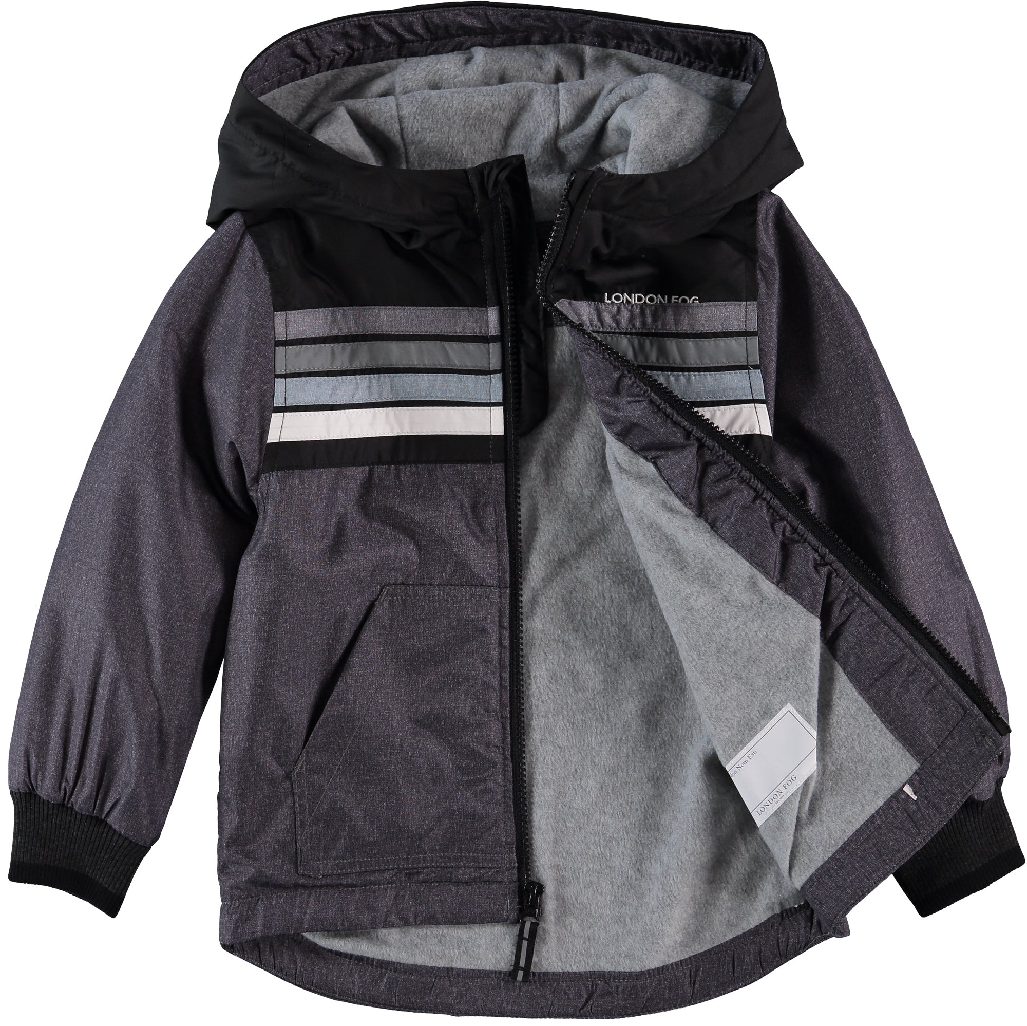 London Fog Boys 8-20 Chest Stripe Jacket