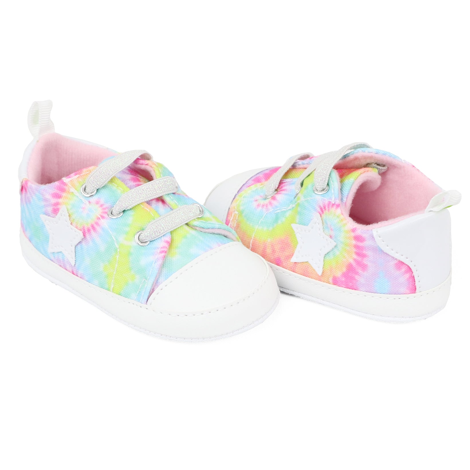 Stepping Stones Girls 0-9 Months Star Tie Dye Sneaker