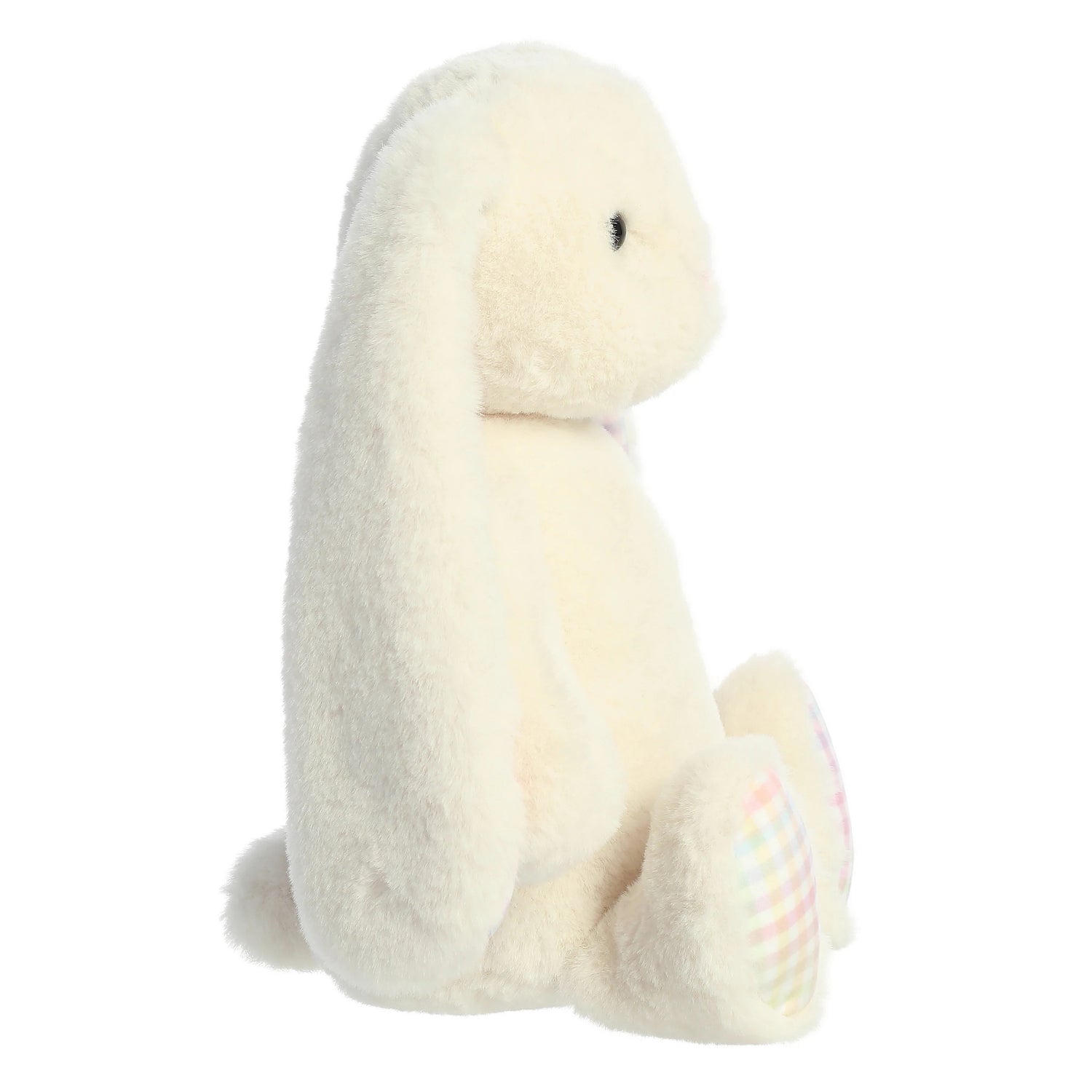 Aurora Rainbow Gingham Bunnies - 13'' Lulu