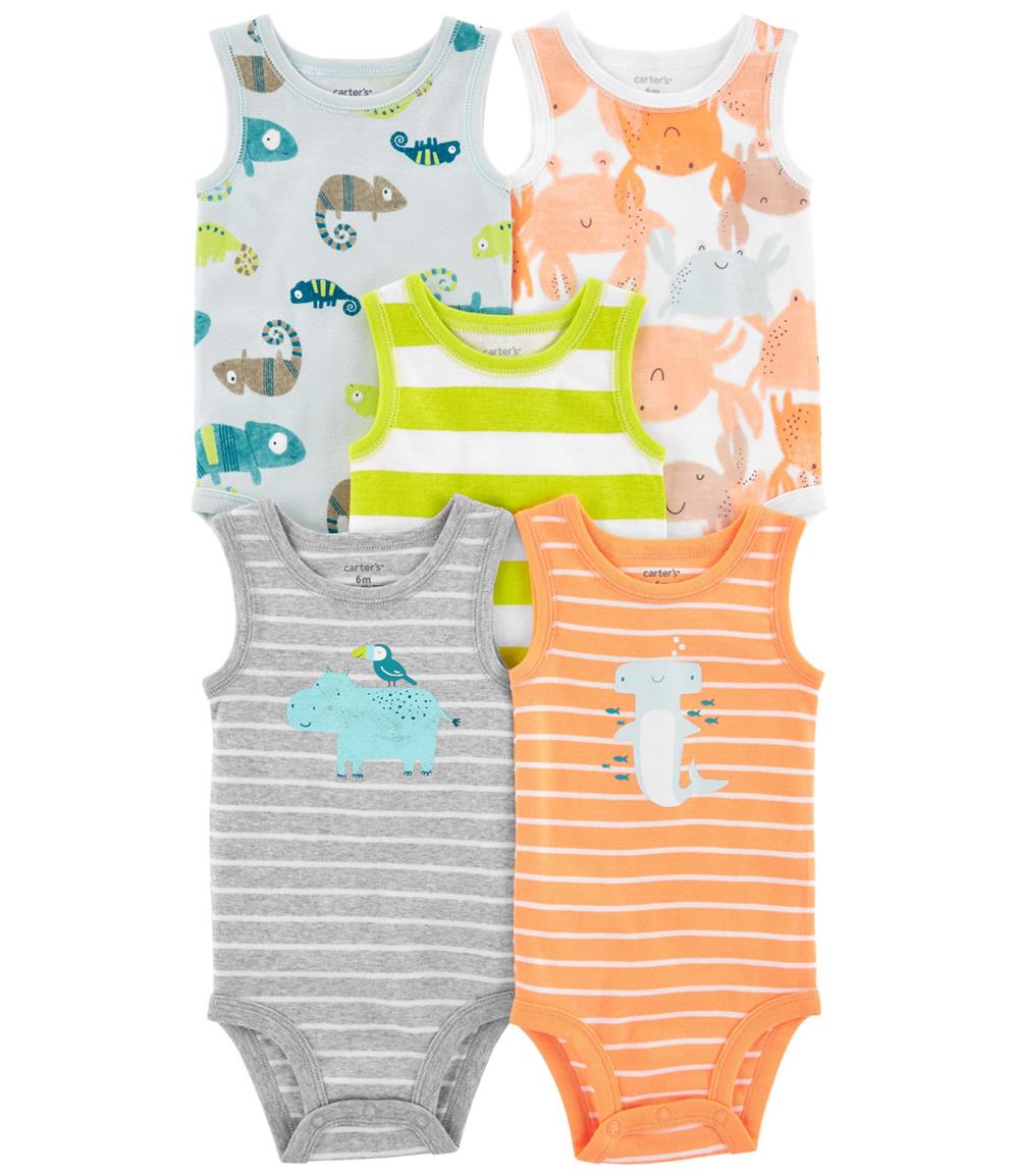 Carters 5-Pack Tank Bodysuits