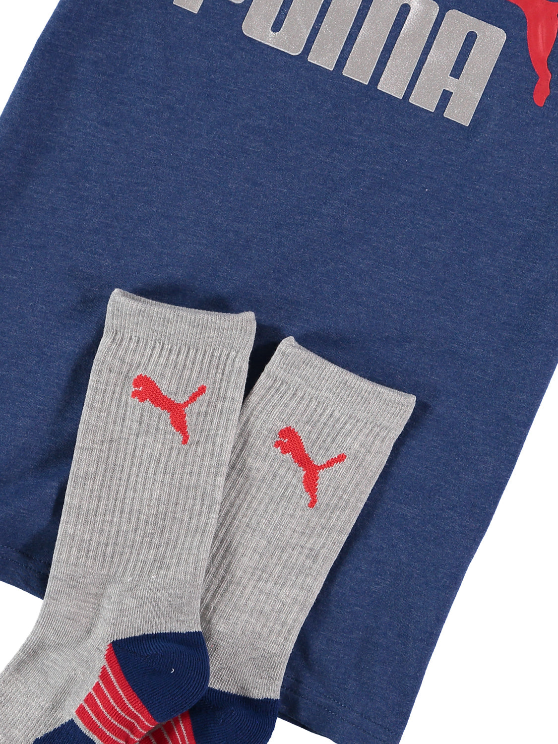 PUMA Boys 8-20 Graphic T-Shirt With Socks