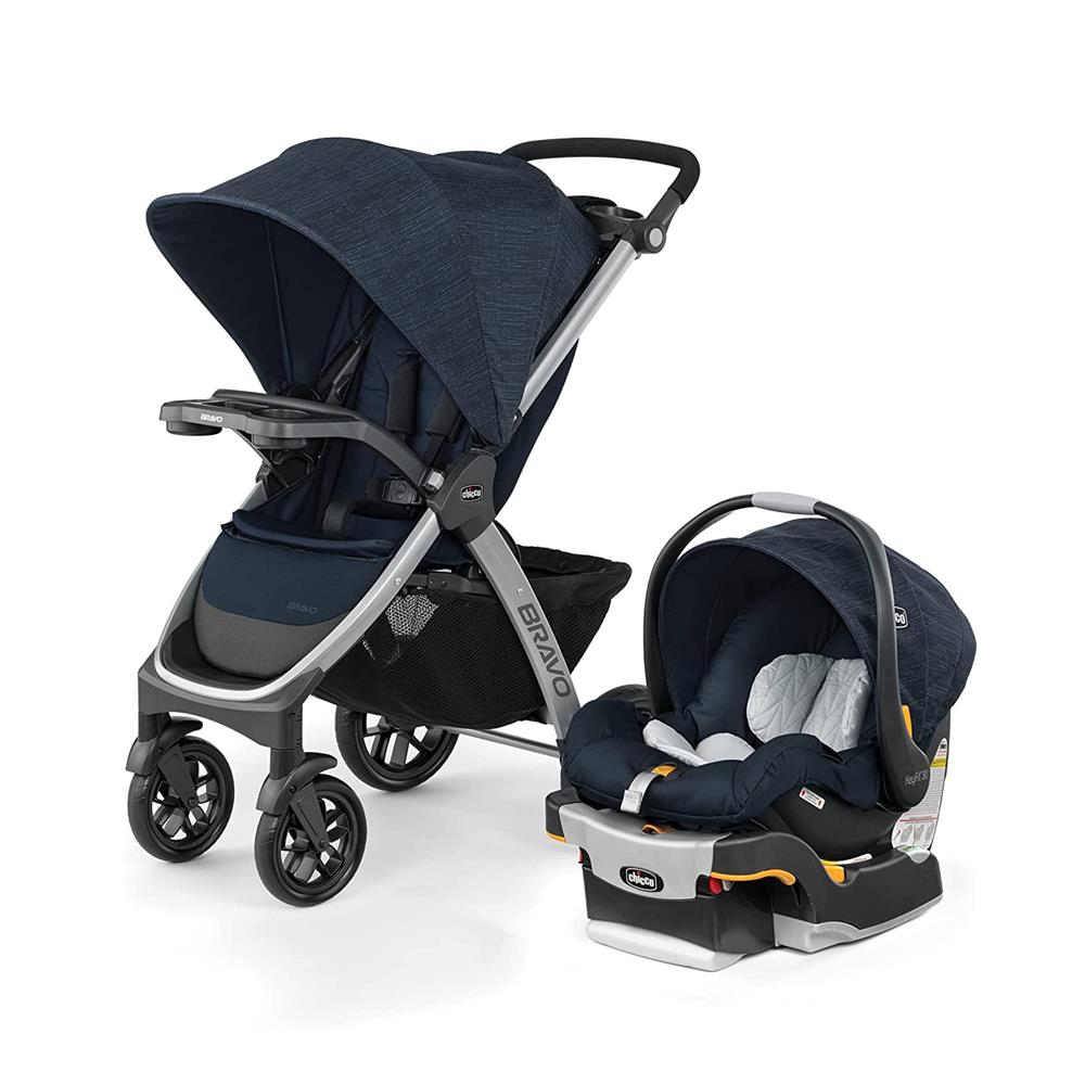 Chicco Bravo Trio Travel System - Brooklyn/Navy