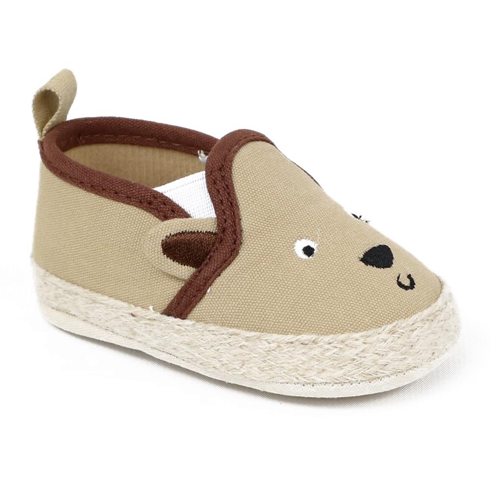 Stepping Stones Boys 0-9 Months Bear Slip On Sneaker