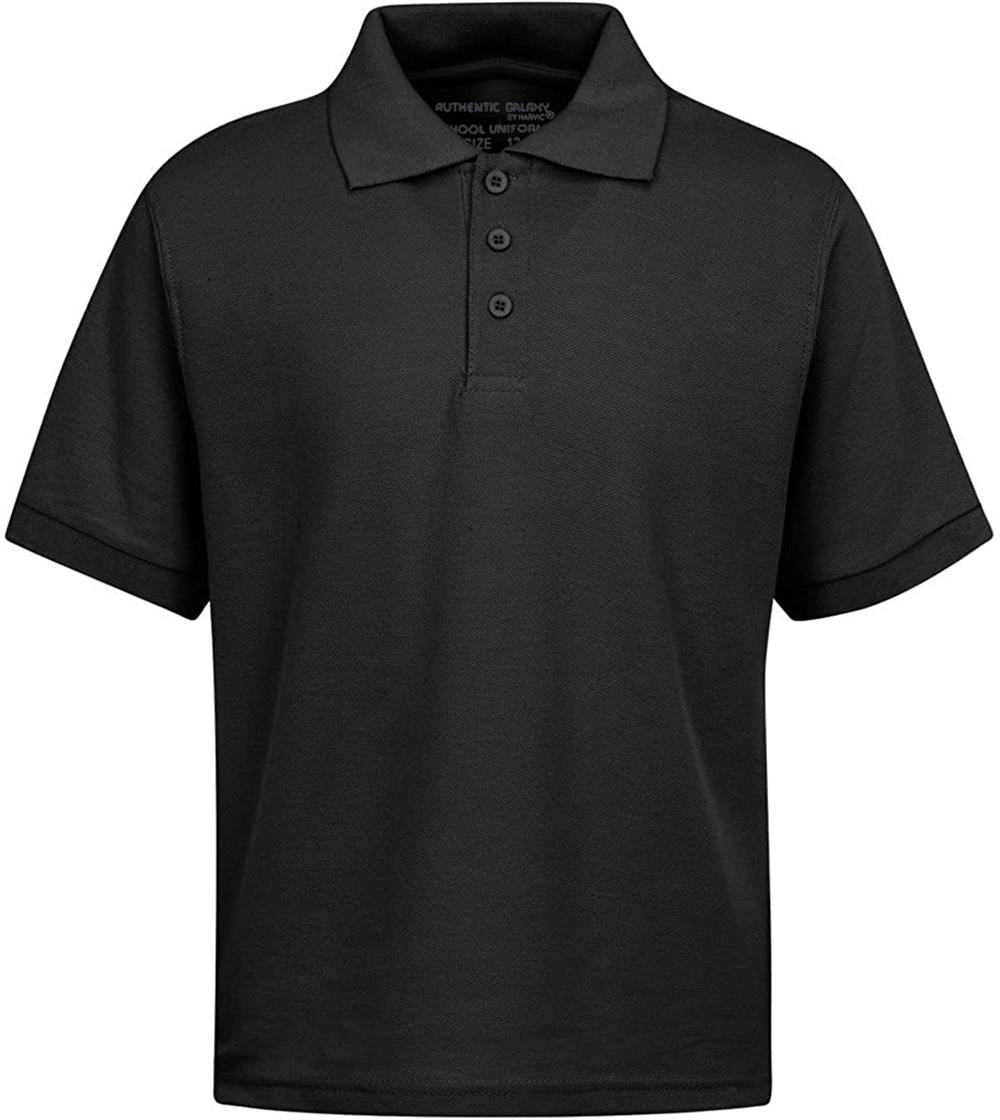 Galaxy Boys 8-20 Short Sleeve Polo School Uniform Shirt