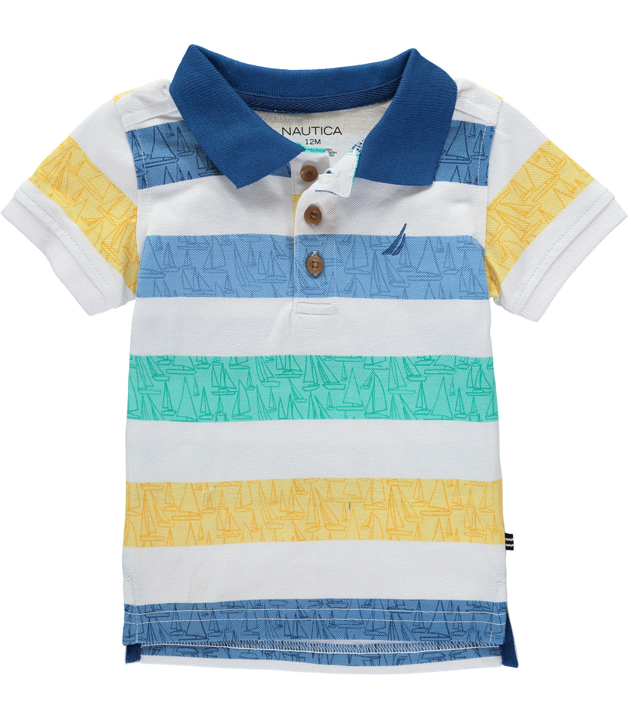 Nautica Boys 12-24 Months Stripe Polo Short Set