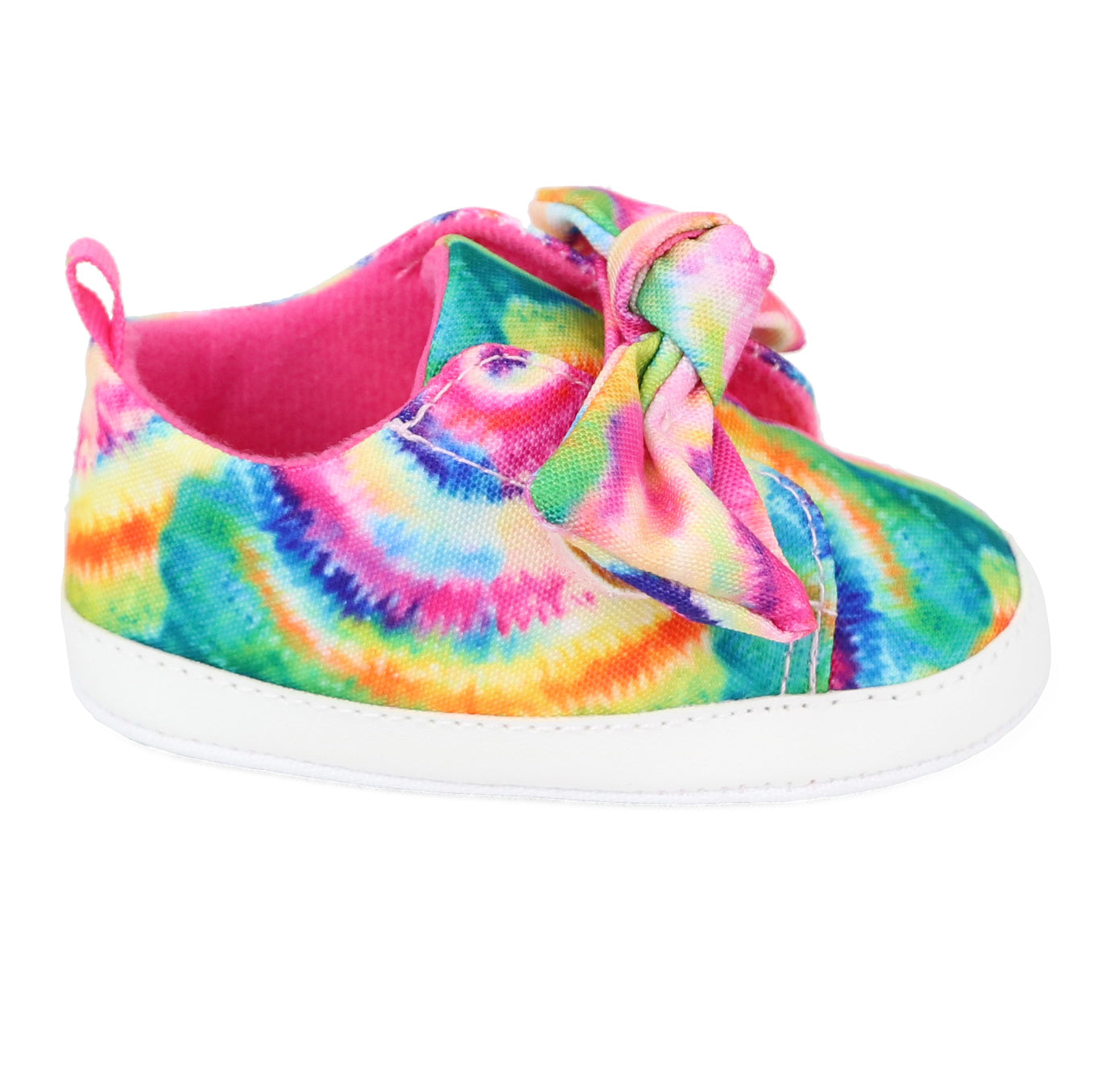 Stepping Stones Girls 0-9 Months Tie Dye Bow Sneaker