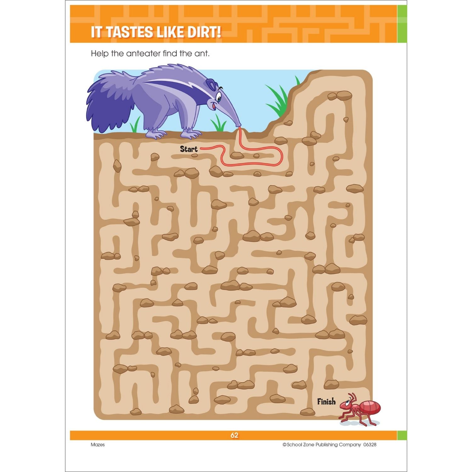 School Zone Big Mazes & More Workbook