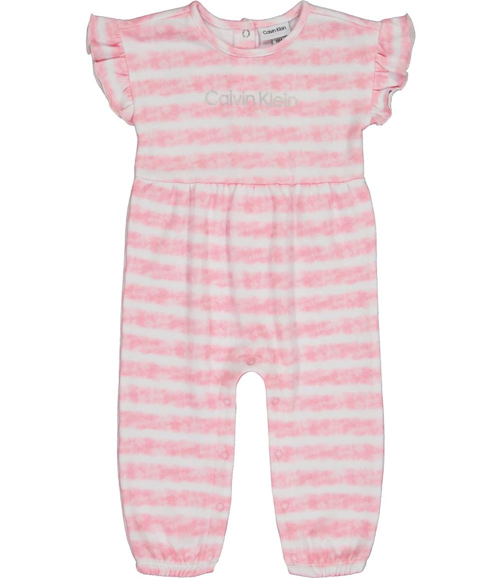 Calvin Klein Baby Girls 12-24 Months Tie Dye Overall