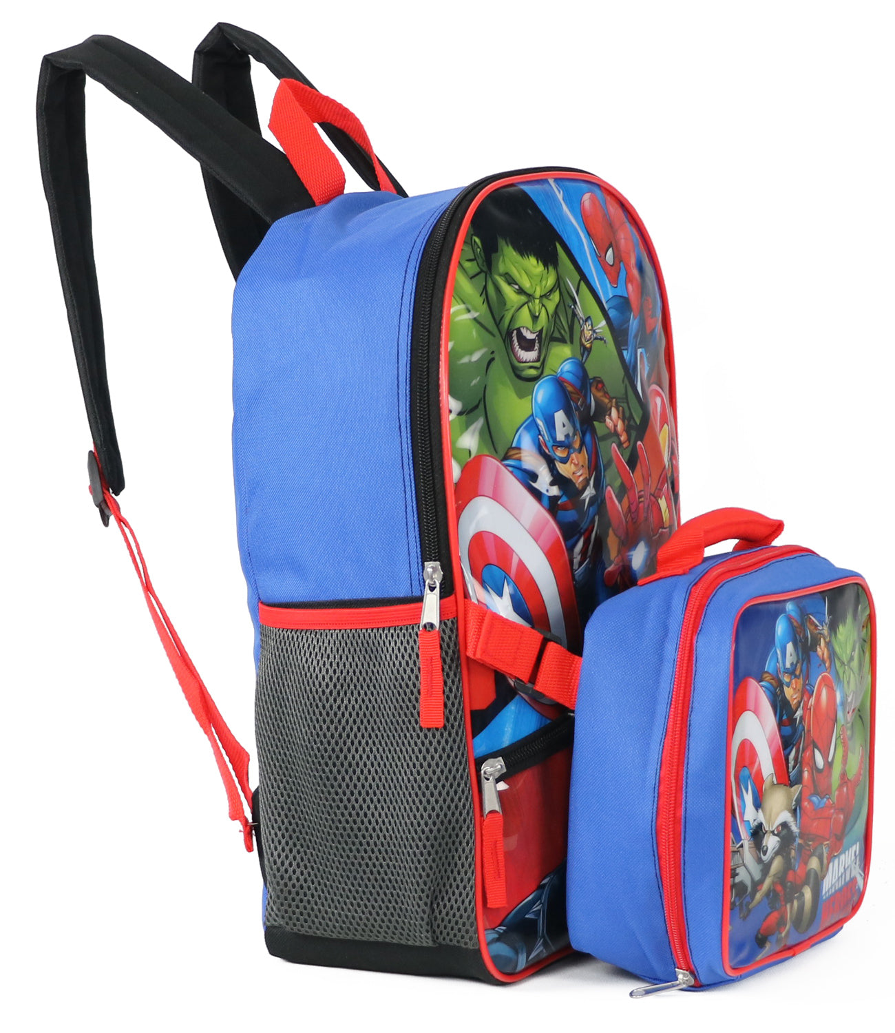 Marvel Heroes Backpack with Lunchbox