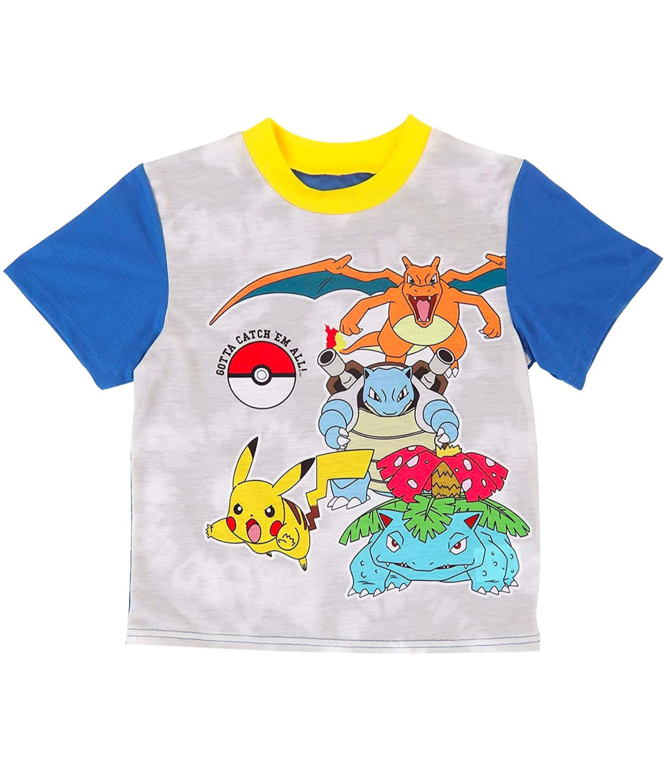 Nintendo Boys 4-10 Pokemon Short Sleeve Pajama Set