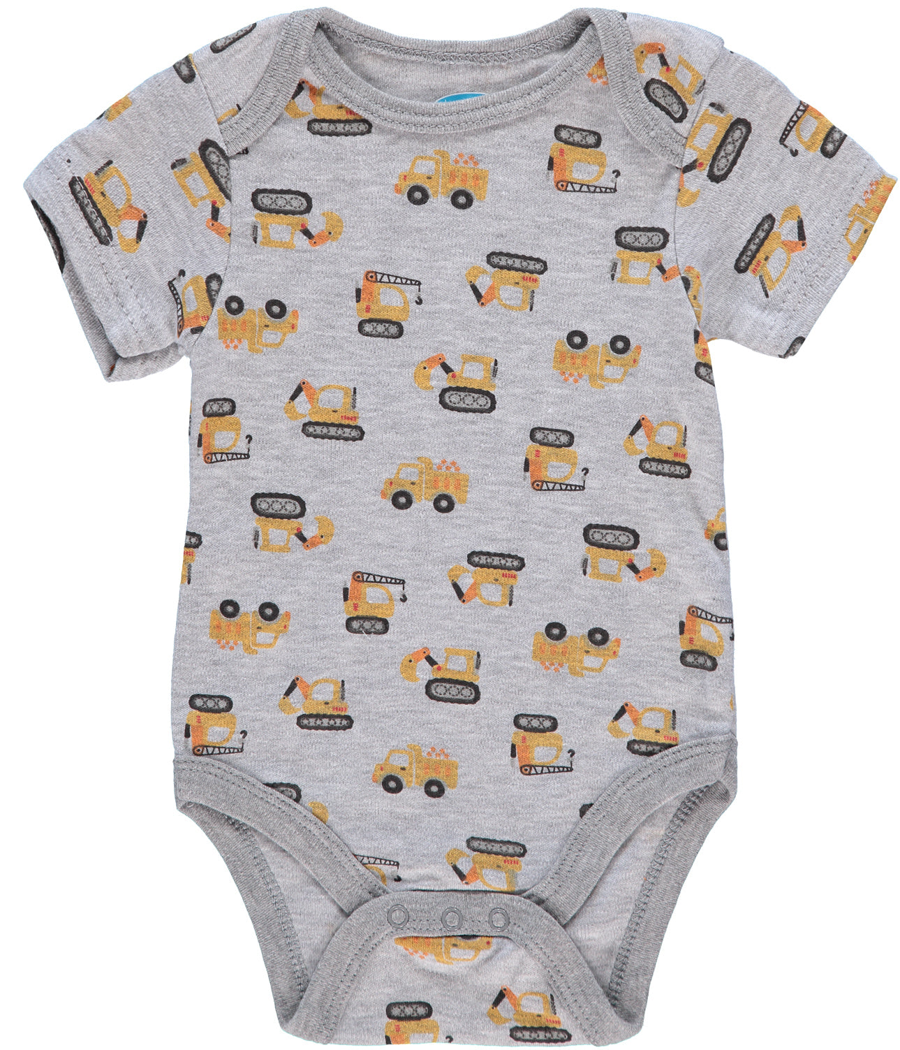 Bon Bebe Boys 0-9 Months Construction Bodysuit Pant Set with Bib