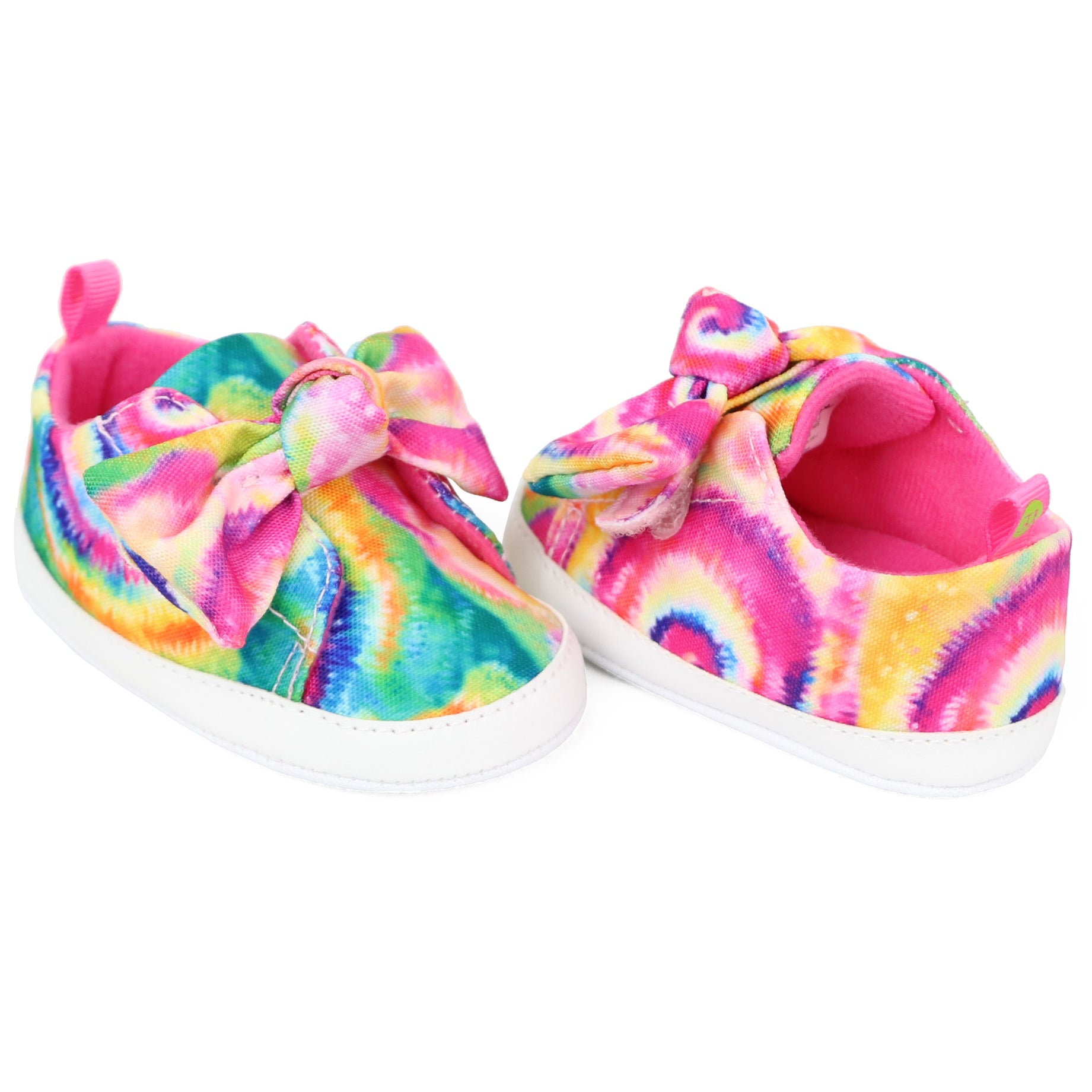 Stepping Stones Girls 0-9 Months Tie Dye Bow Sneaker