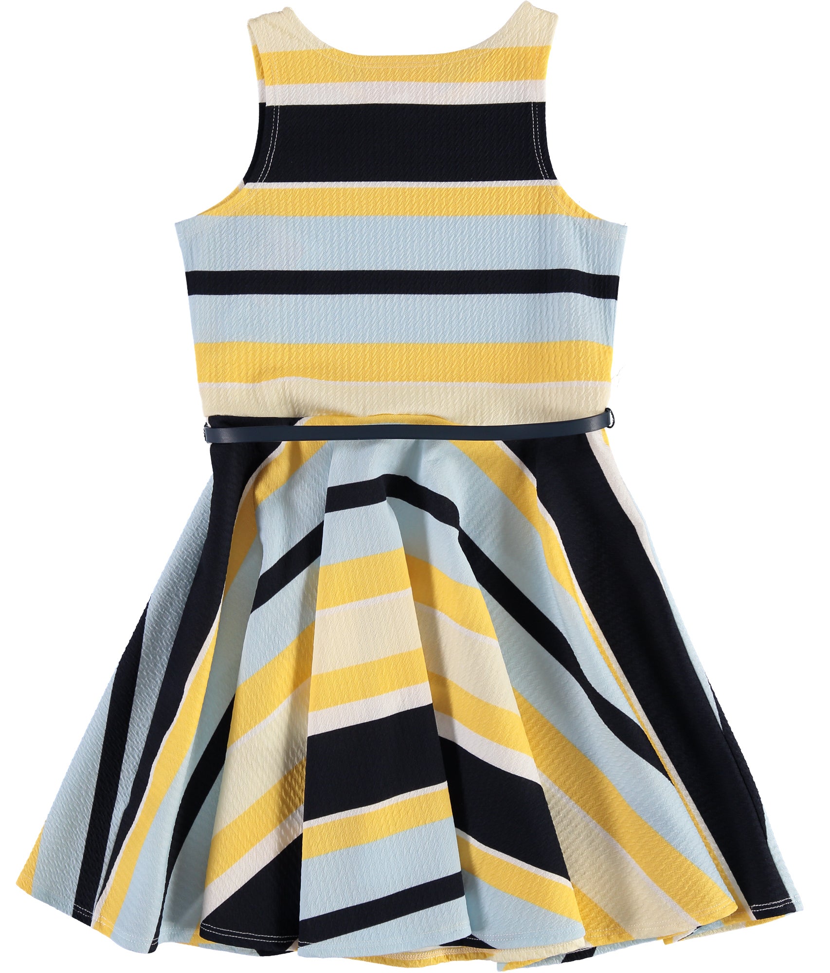 Pastourelle by Pippa & Julia Girls 7-16 Belted Stripe Dress