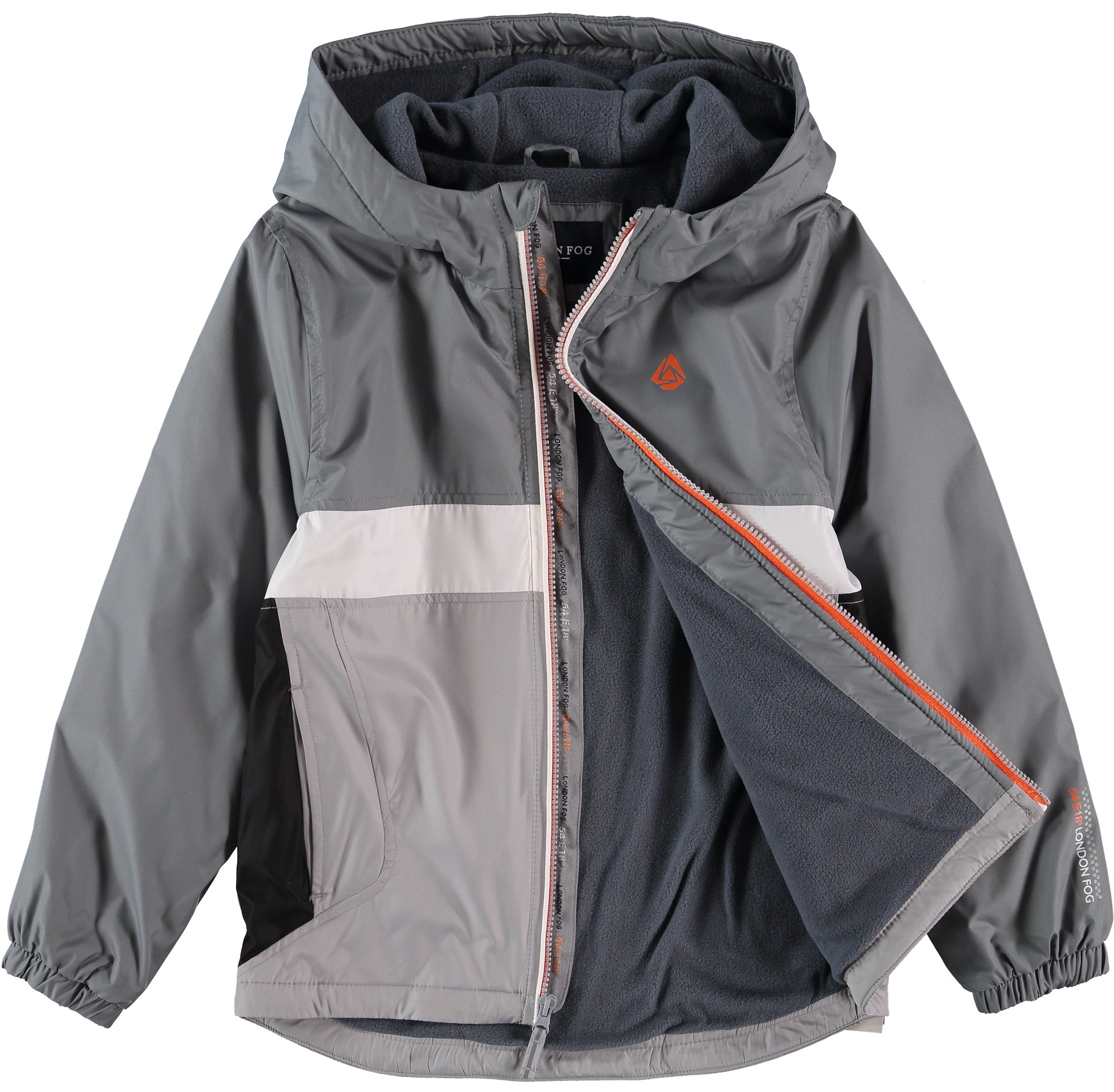 London Fog Boys 8-20 Colorblock Hooded Jacket