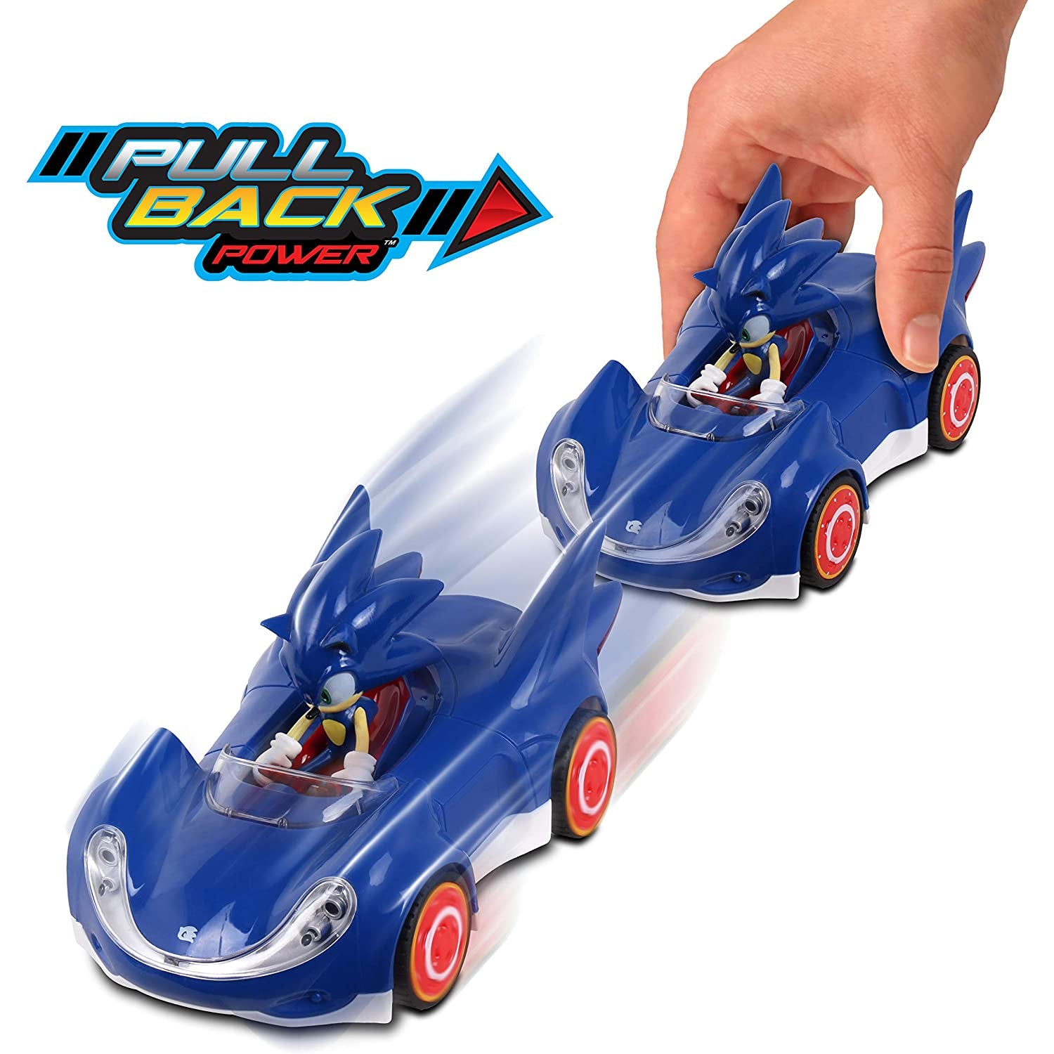 Sonic The Hedgehog All Stars Racing Pull Back Action Racer