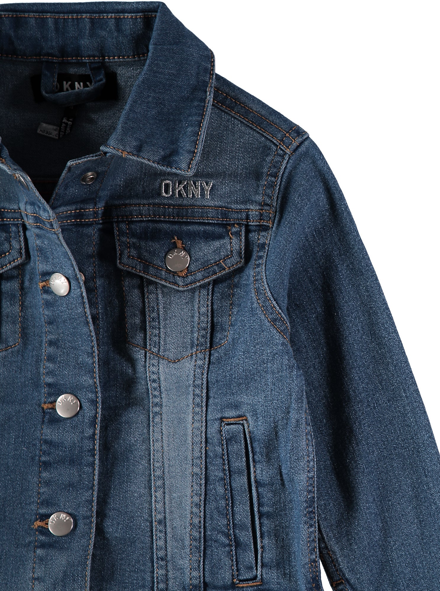 DKNY Girls 4-6X Denim Jacket