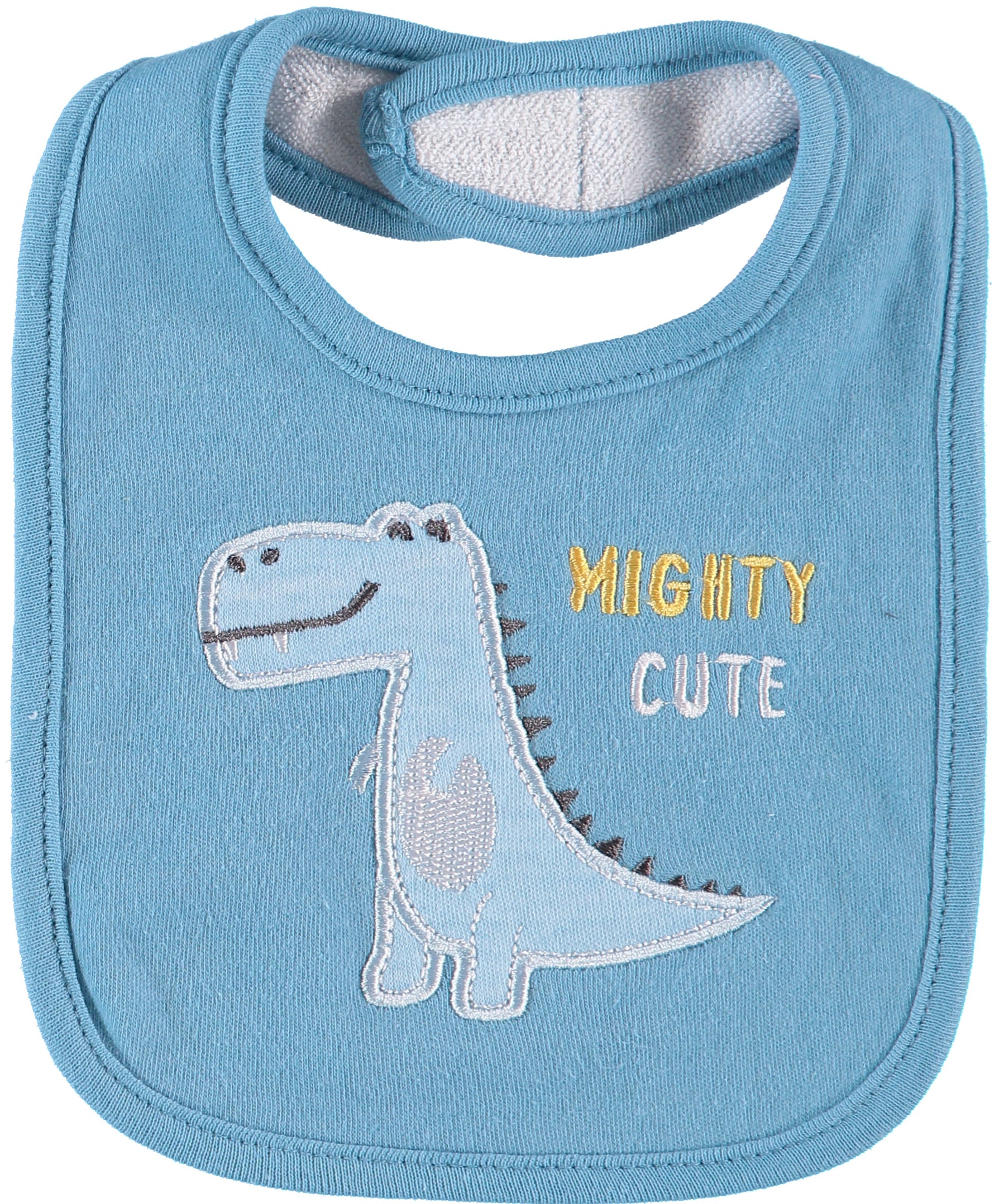 Bon Bebe Boys 0-9 Months Dinosaur Bodysuit Pant Set with Bib