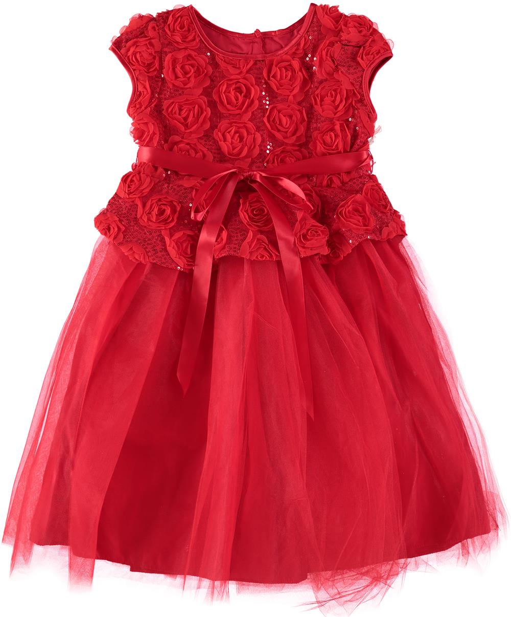 Marmellata Girls 6-14 Rosette Peplum Skirt Dress