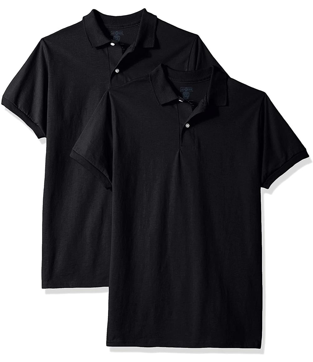 Jerzees Boys 8-20 SpotShield Short Sleeve Polo, 2-Pack