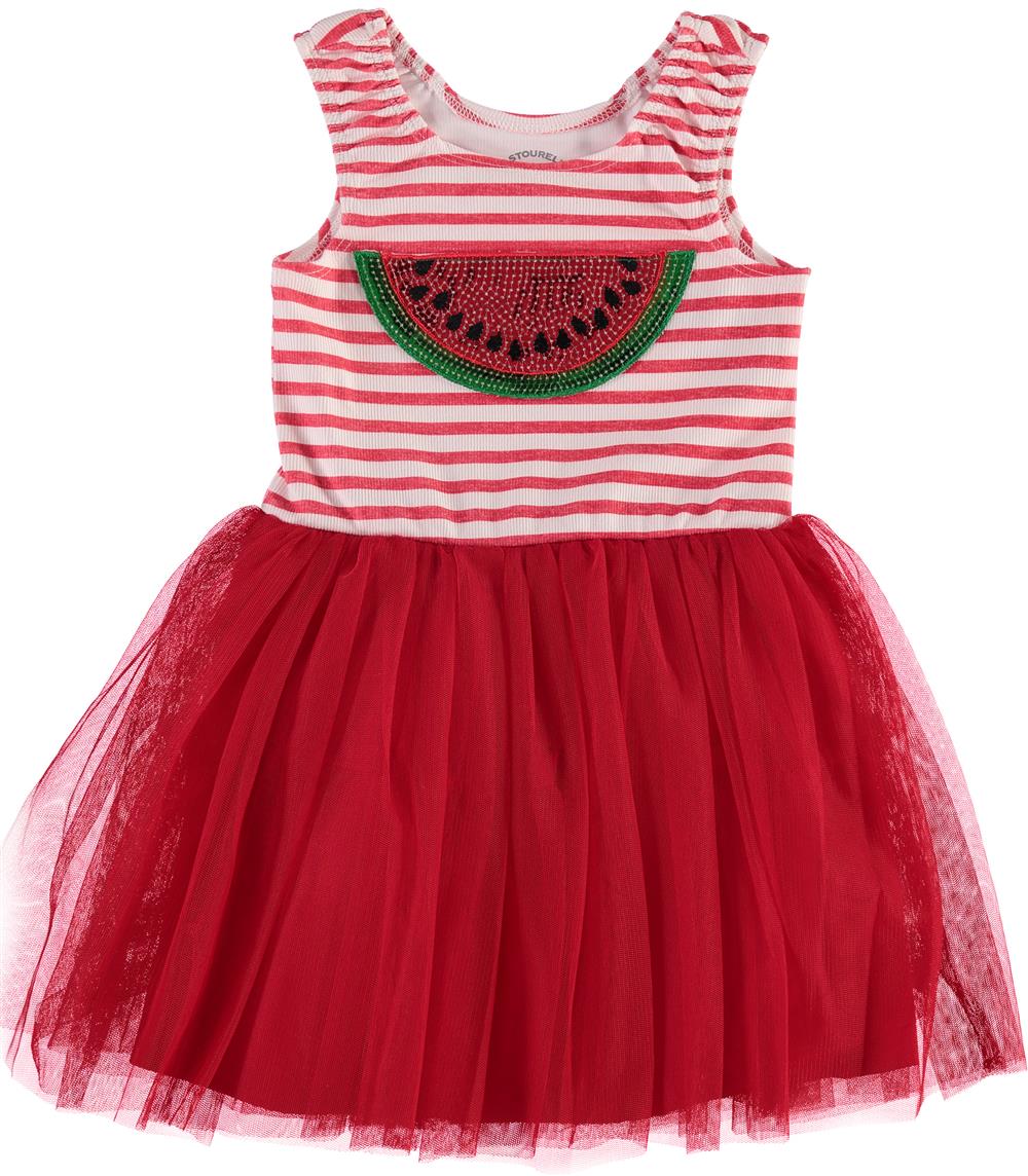 Pastourelle by Pippa & Julie Girls 2T-4T Watermelon Dress