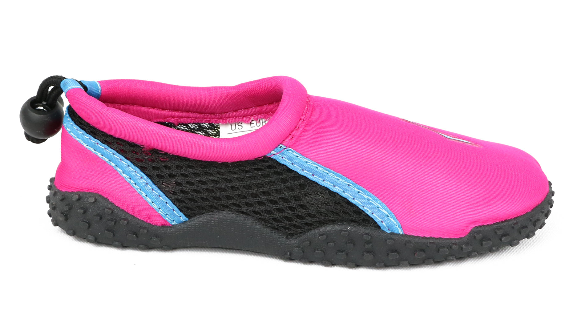 Norty Girls Velcro Slip On Aqua Sock Water Shoe, Sizes 11-4