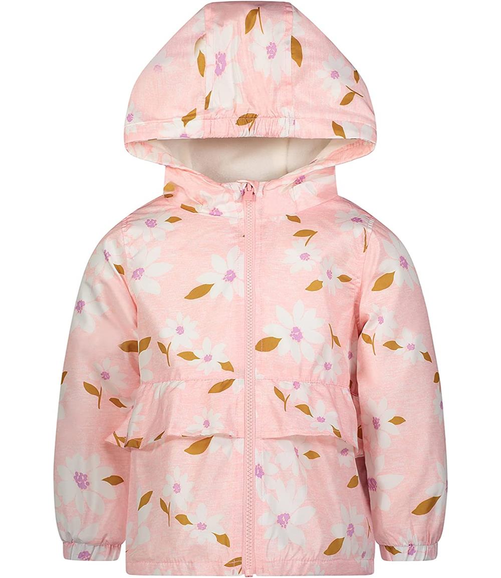 Carters Girls 12-24 Months Floral Midweight Fleece-Lined Jacket