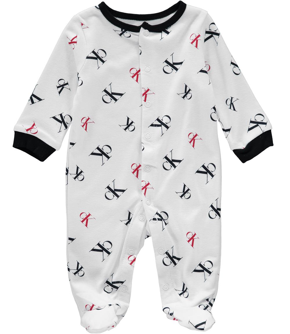 Calvin Klein Boys 0-9 Months Logo Sleep and Play