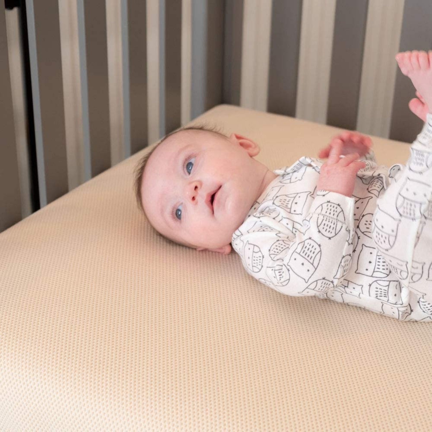 Naturepedic Breathable Organic Crib Mattress - 2-Stage - Lightweight - Baby & Toddler Bed - with Pro