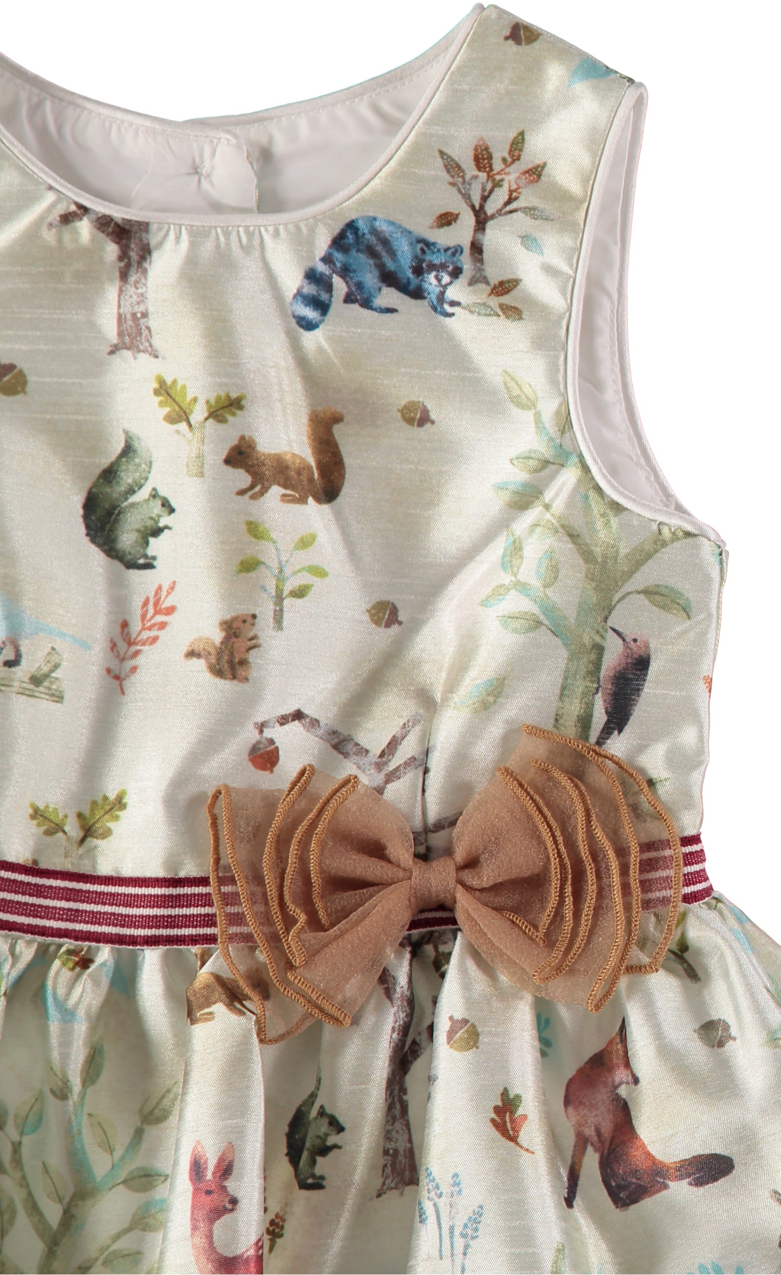 Pastourelle By Pippa & Julie Girls 4-6X Woodland Print Dress