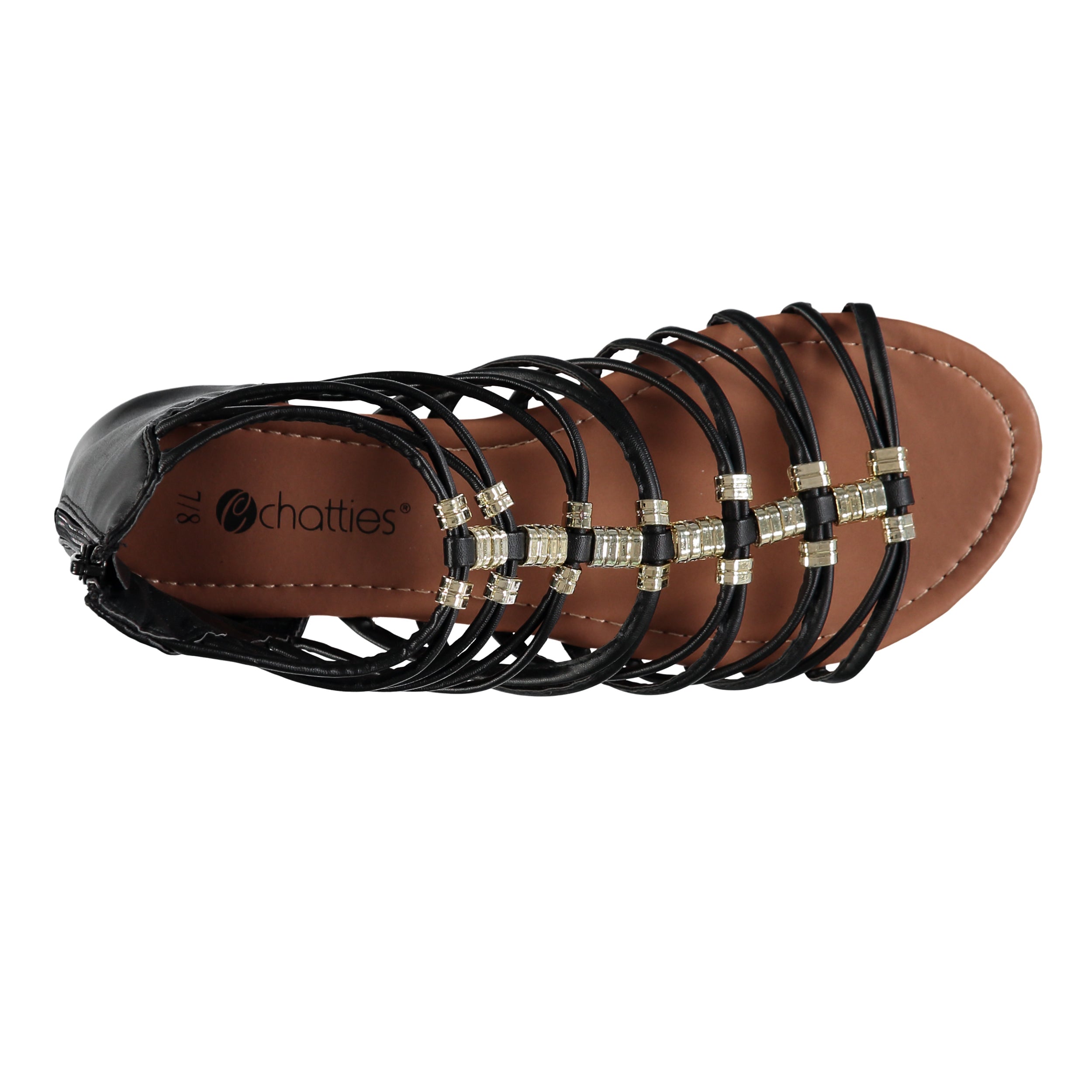 Chatties Womens Strappy Gladiator Sandal