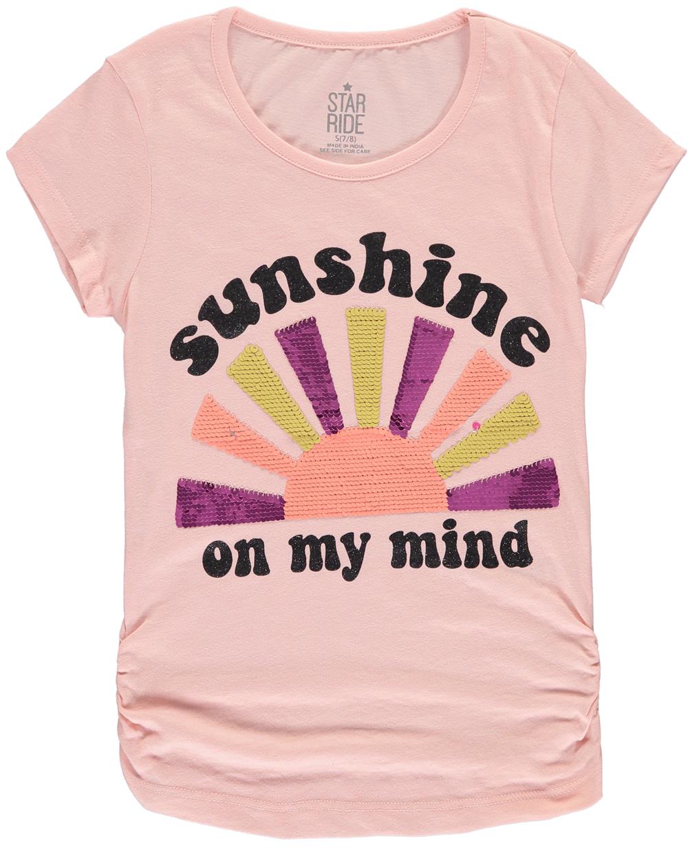 Star Ride Girls 7-16 Sunshine Flip Sequin T-Shirt