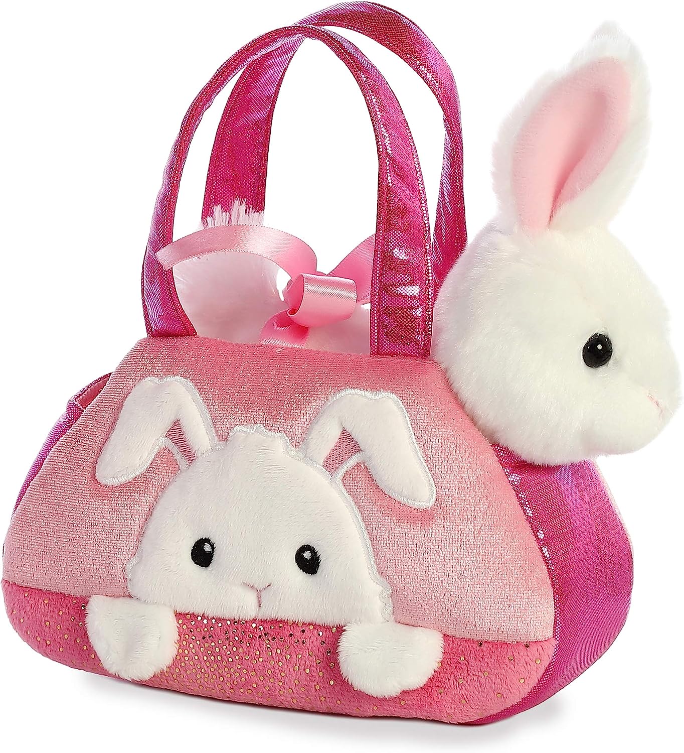 Aurora Pet Carrier - 7'' Peek-A-Boo Bunny, Multi