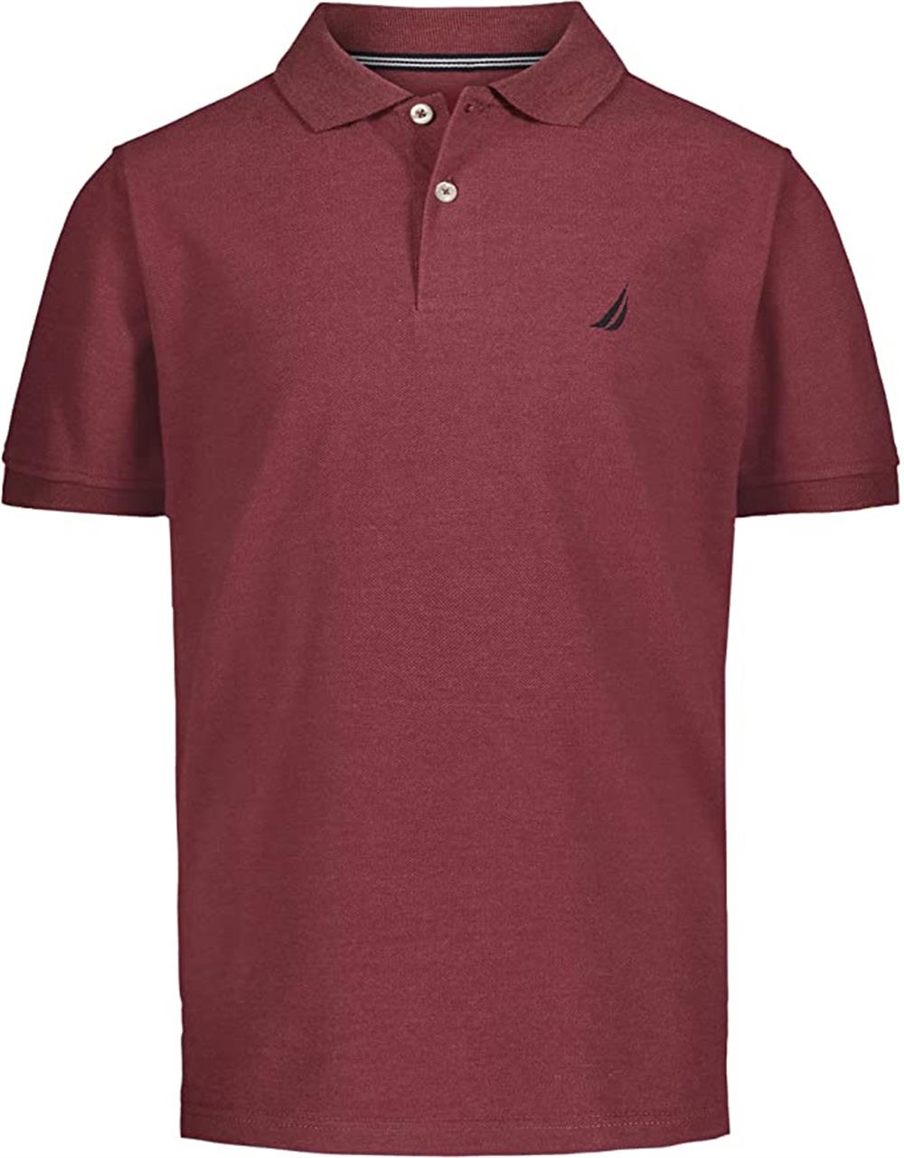 Nautica Boys 8-20 Short Sleeve Solid Polo