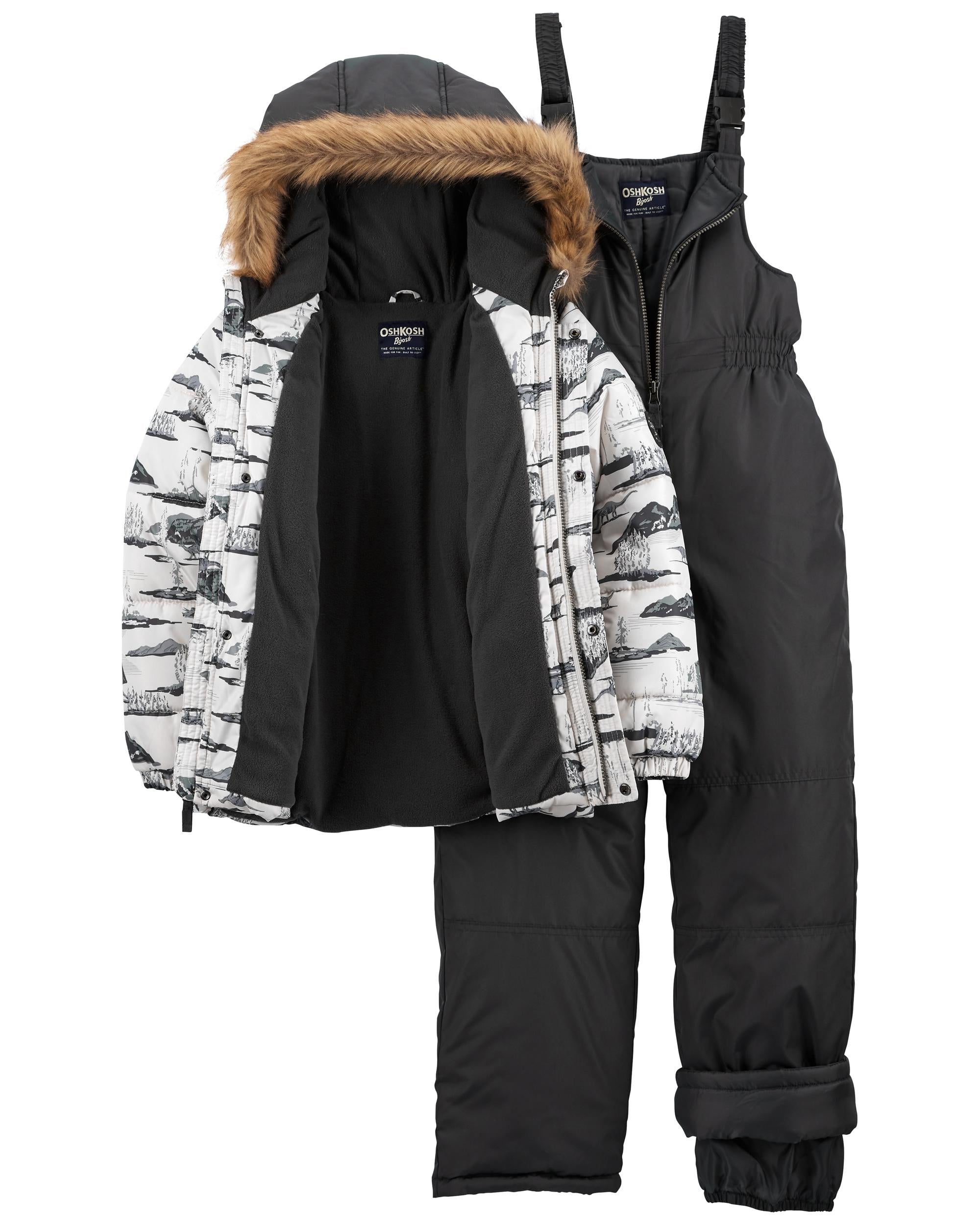 Osh Kosh Boys 4-7 2-Piece Parka & Snowsuit Set