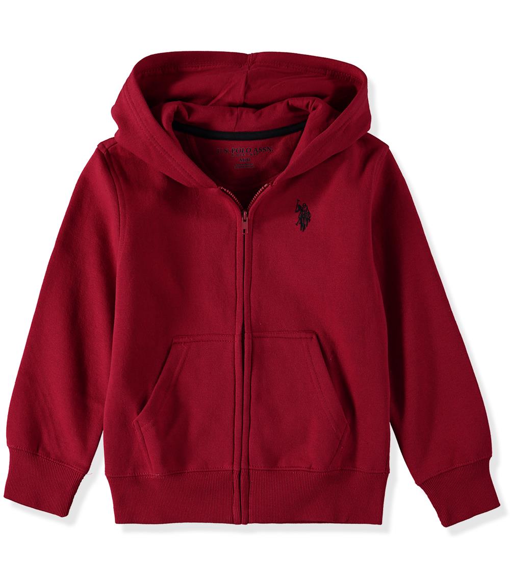 U.S. Polo Assn. Boys 4-20 Classic Fleece Zip Hoodie