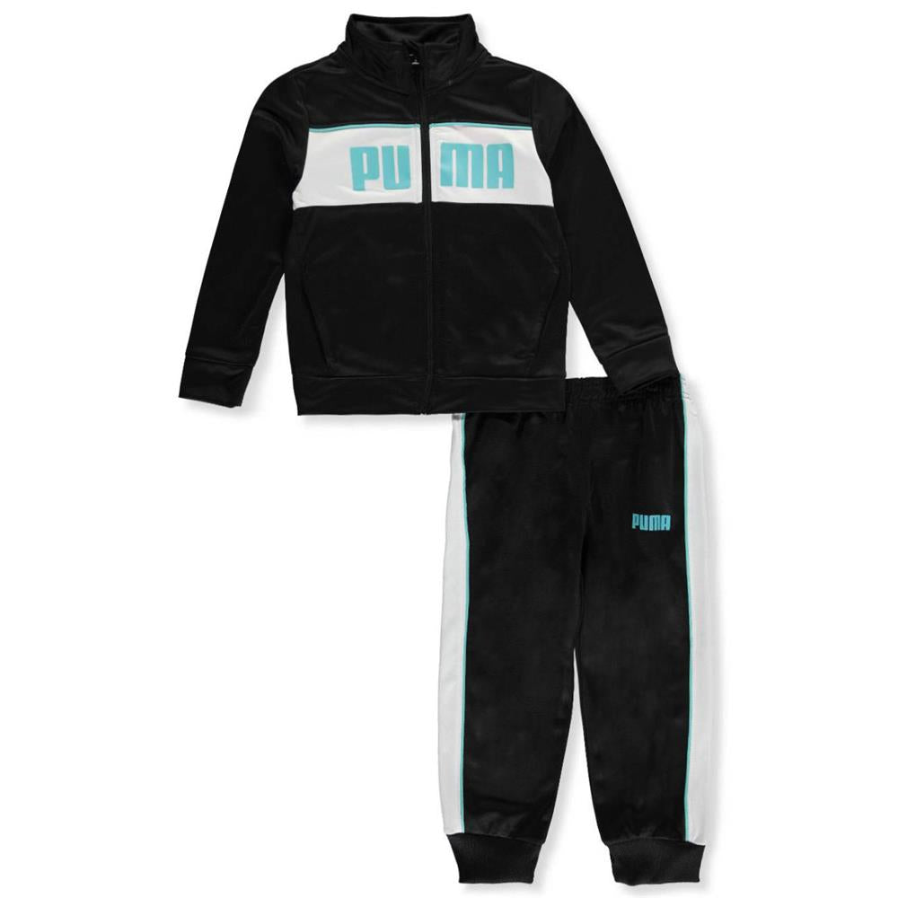 PUMA Boys 2T-4T Colorblock Active Tricot Set