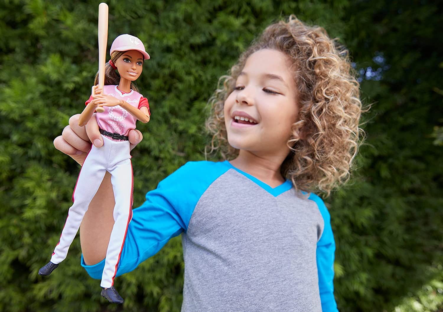 Mattel Barbie Olympic Games Tokyo 2020 Softball Doll with Softball Uniform