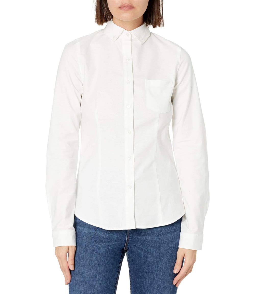 Lee Uniforms Juniors 8-20 Stretch Oxford Blouse