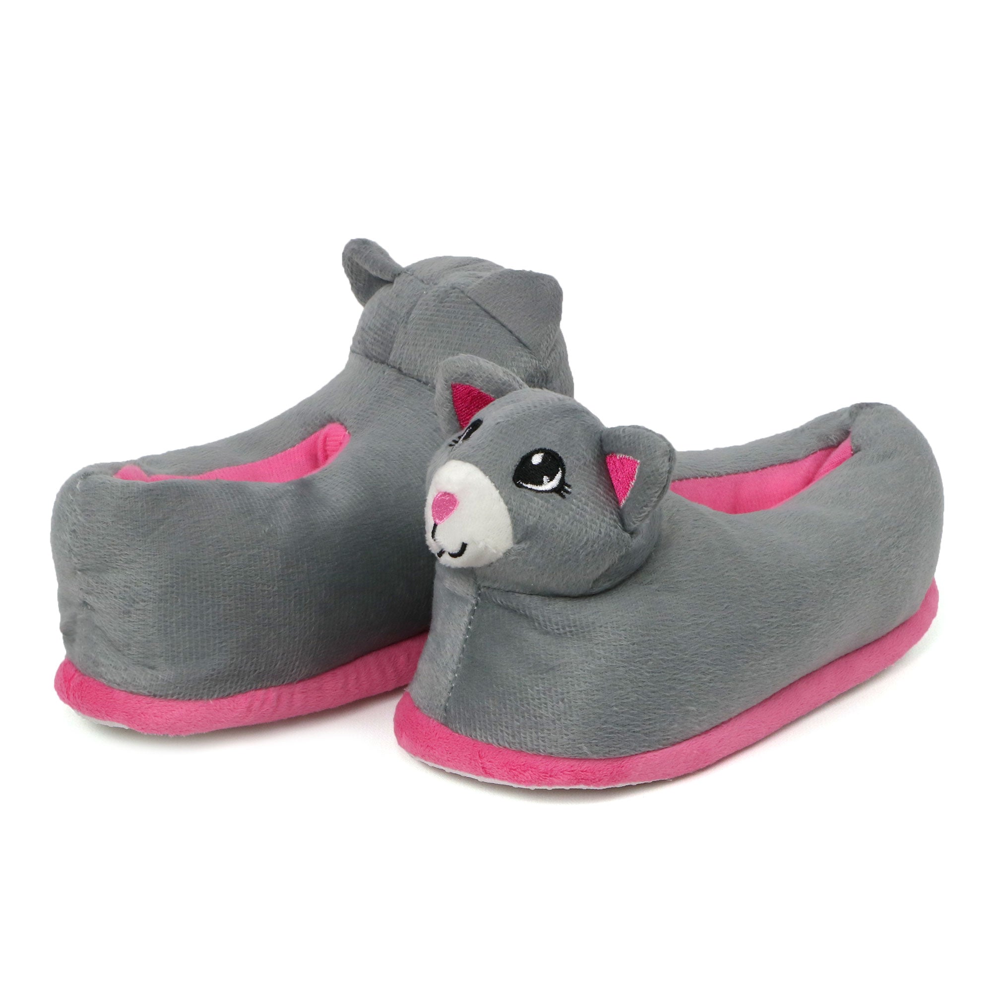 Chatties Girls Plush Animal Slippers